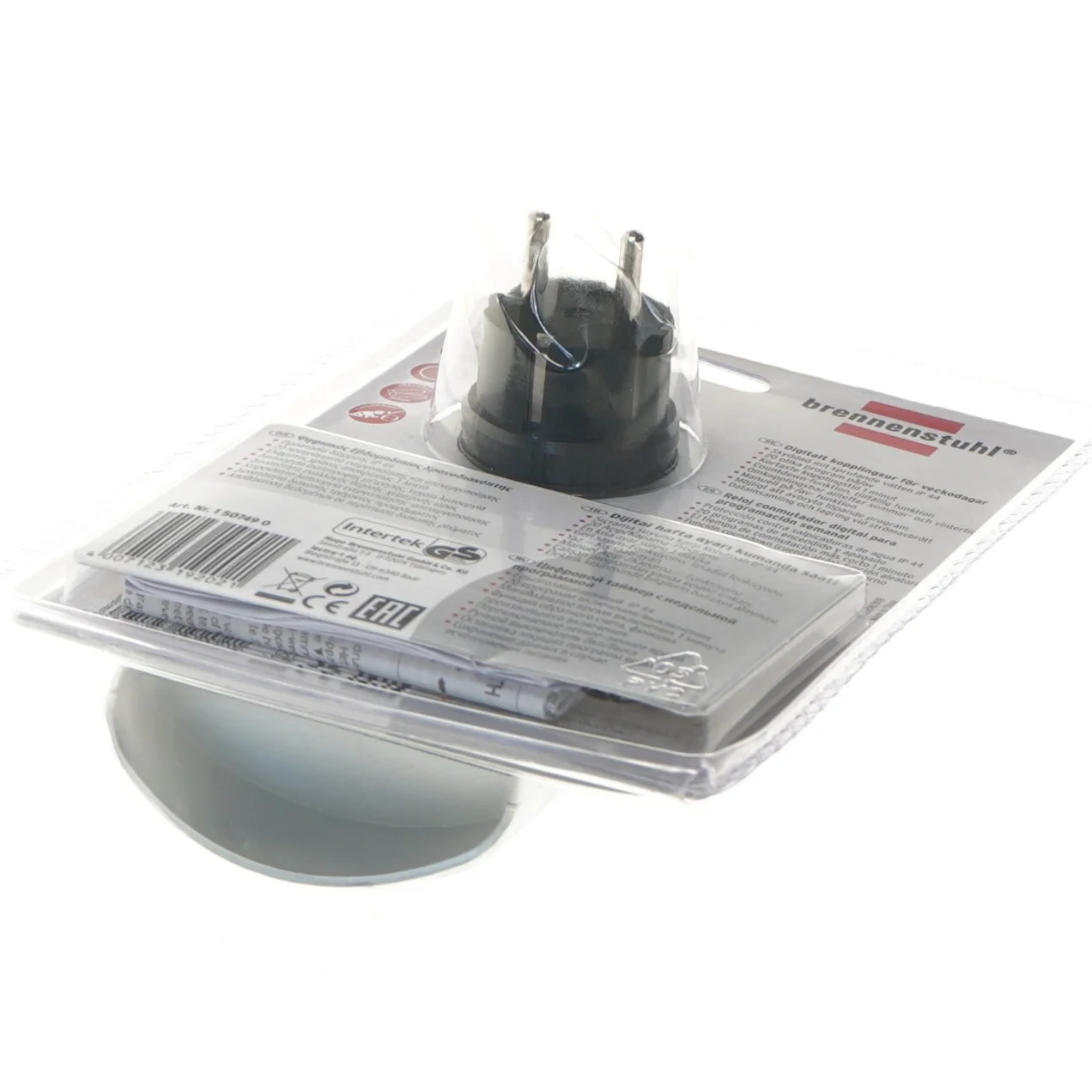 Digitalt uge-timer IP44 V2 fra Brennenstuhl (str. 21x14 cm)