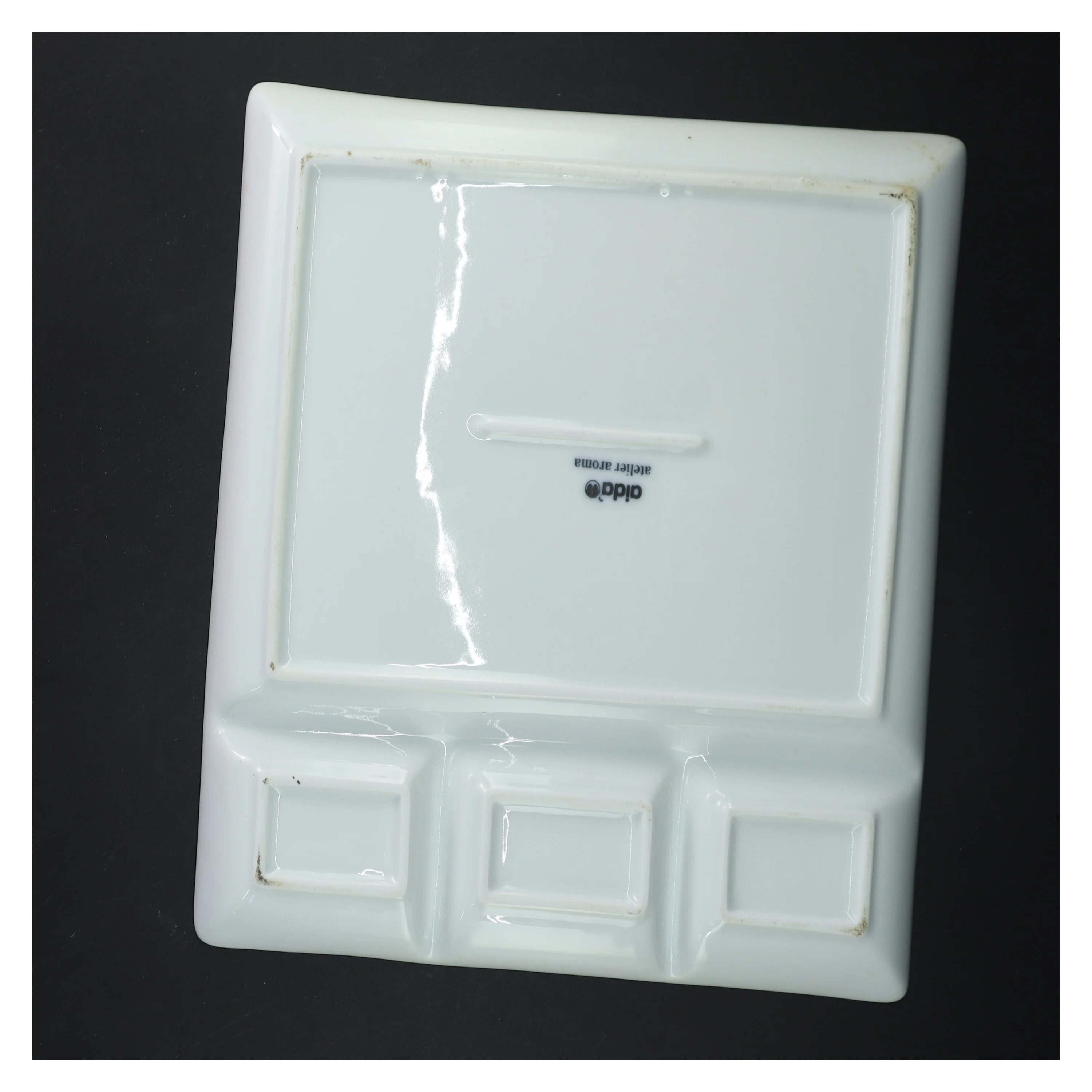 Serveringsfade med rum fra dido (str. 4 styk, 26x26,5 cm)