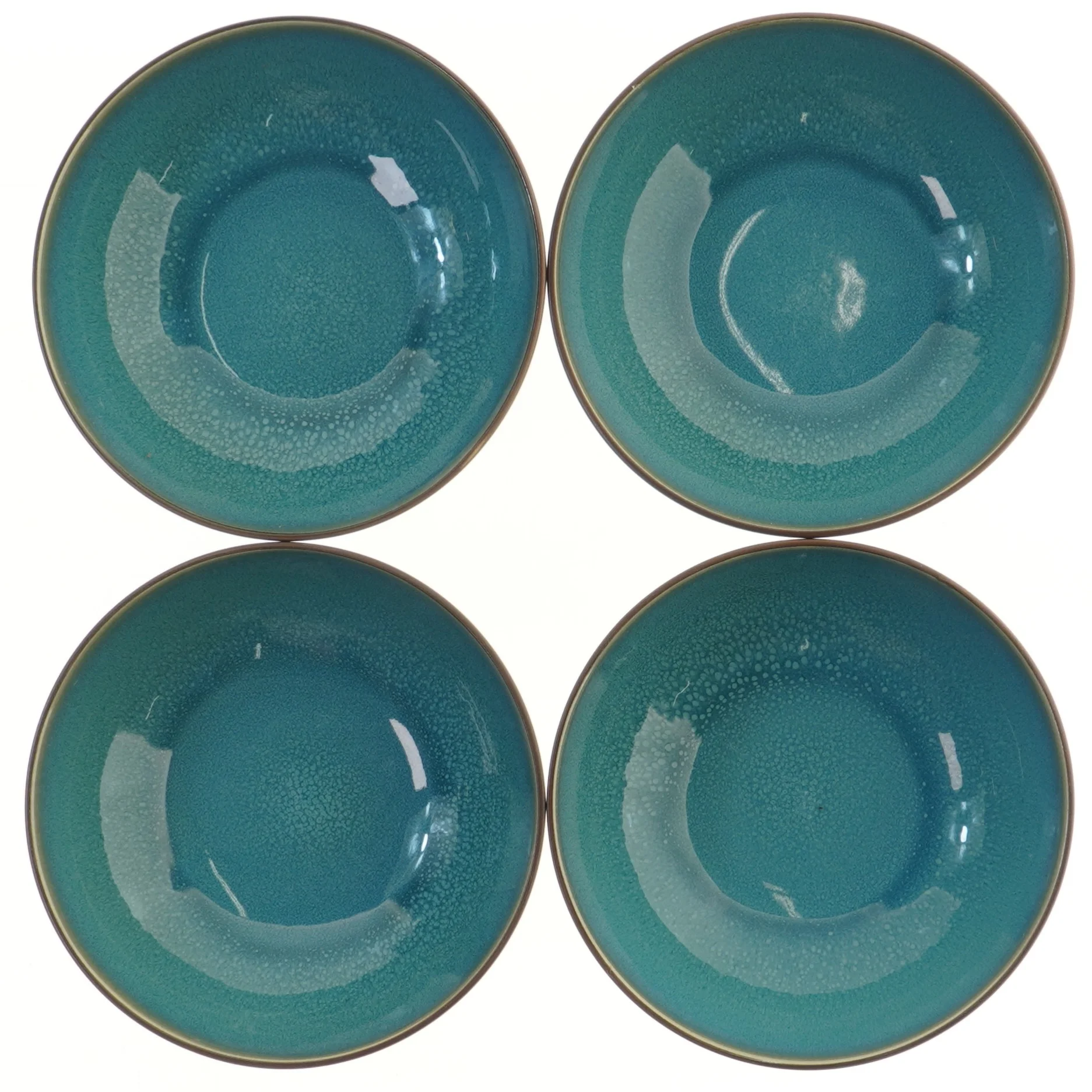Sæt af blå skåle (str. Ø 18,5 cm)