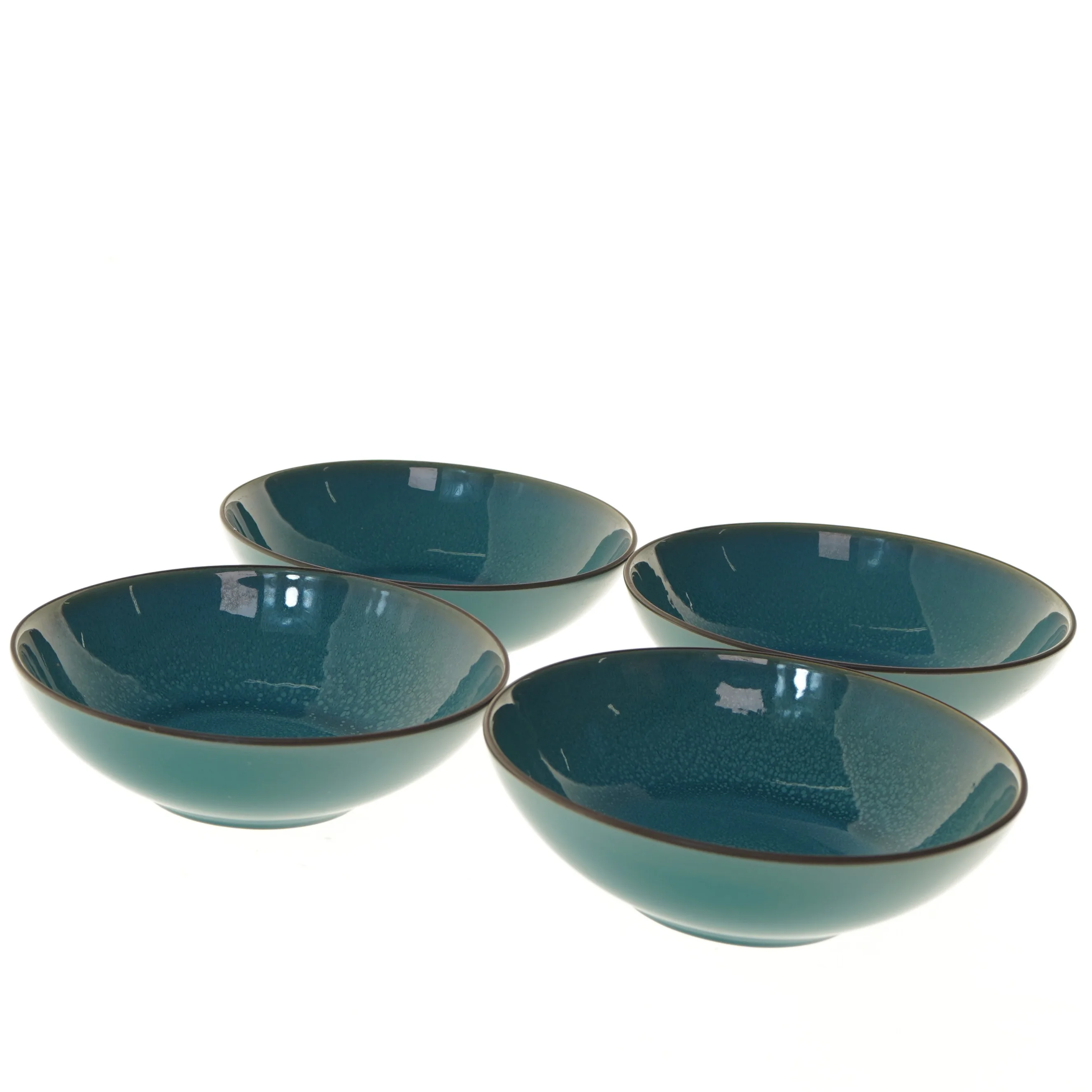 Sæt af blå skåle (str. Ø 18,5 cm)