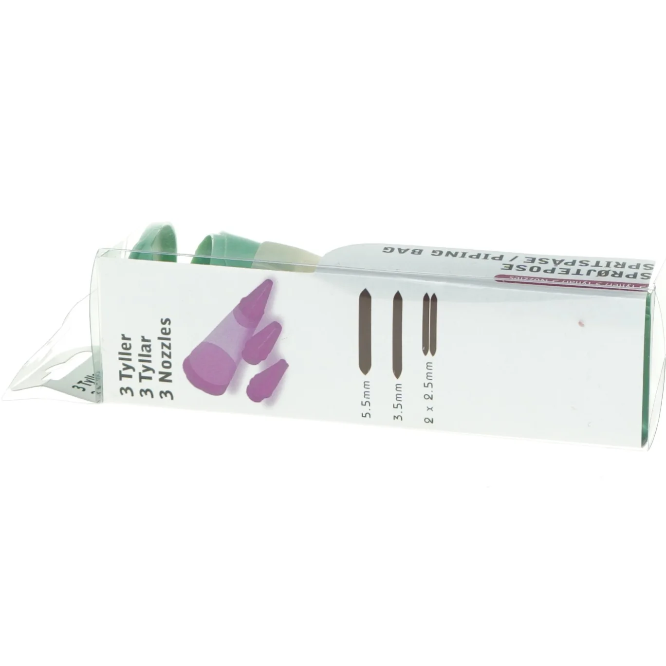 Sprøjtepose fra Silicone (str. 15 x 5 cm)