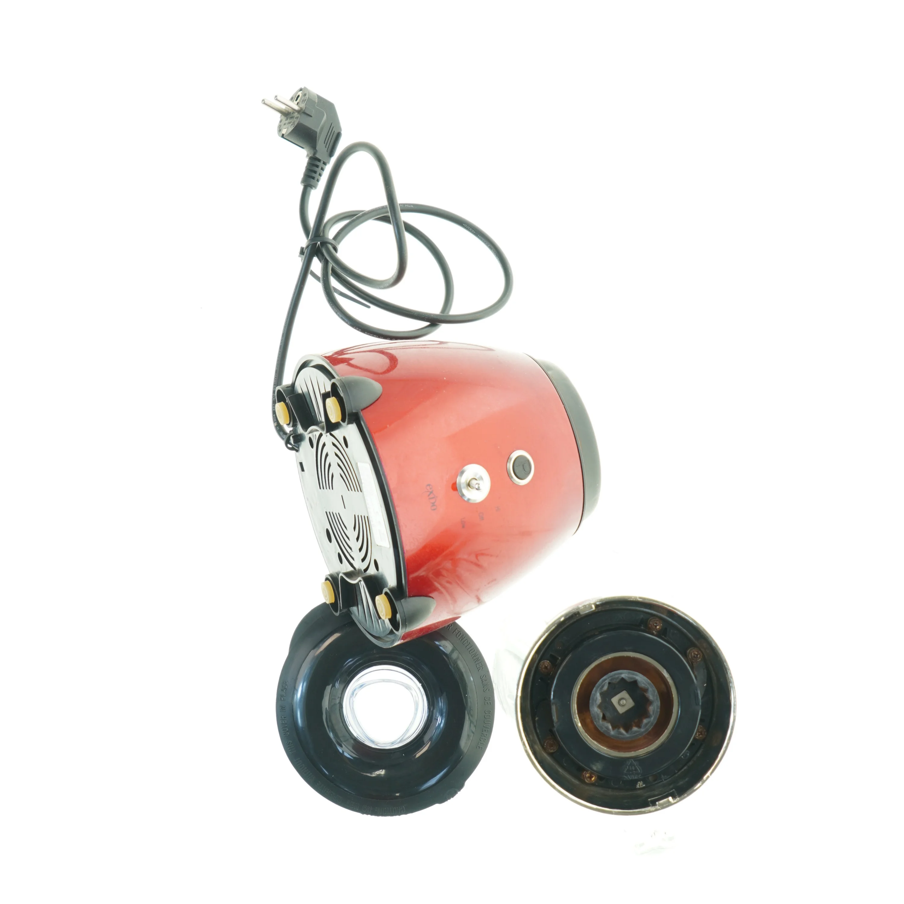 Rød blender fra Exdo (str. 38 x 18,5 cm)