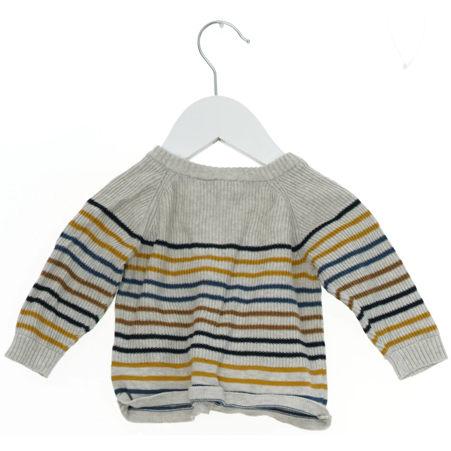 Strikket bluse med striber fra Name It (str. 62)