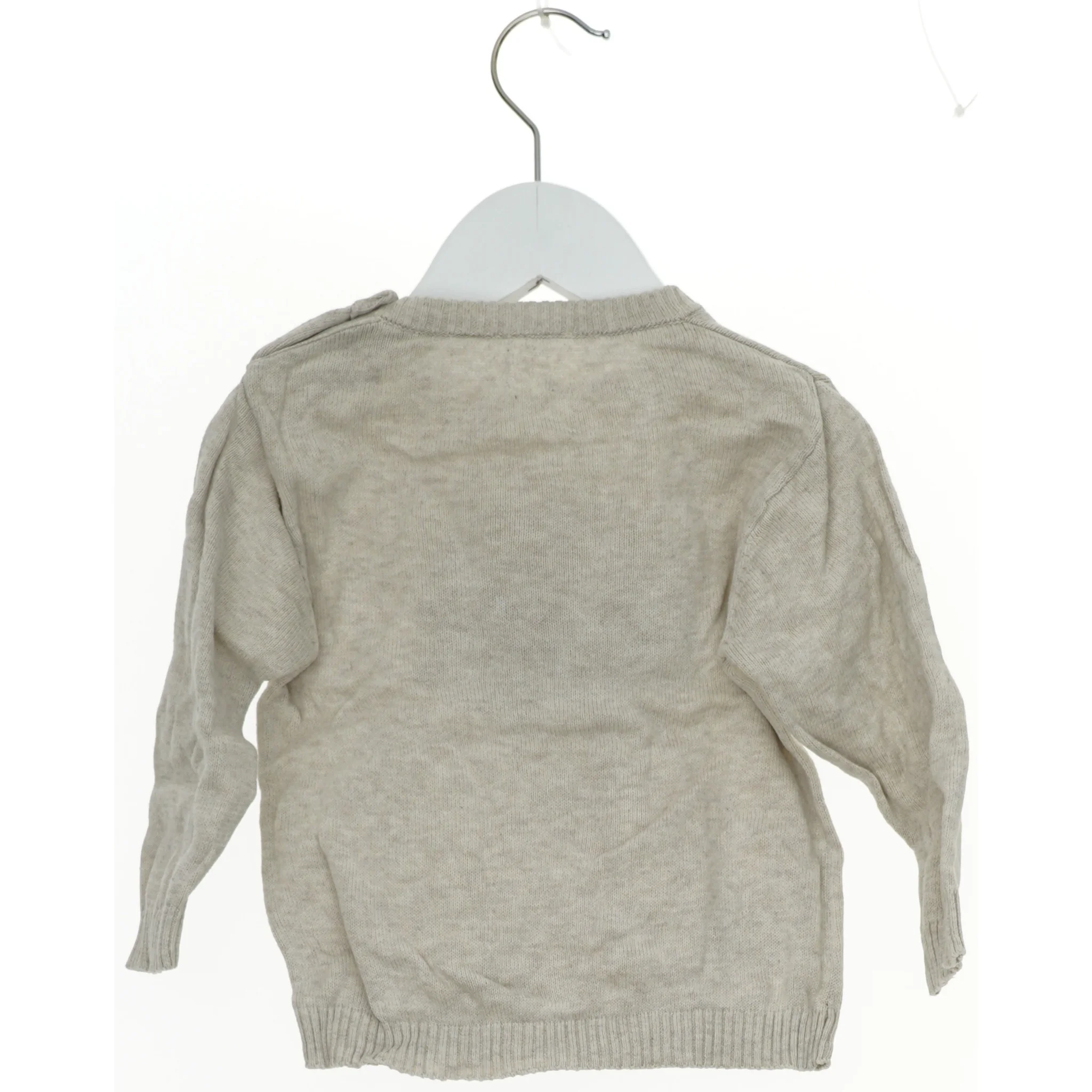 Lysebrun sweatshirt med valross motiv fra Hust & Claire (str. 74)