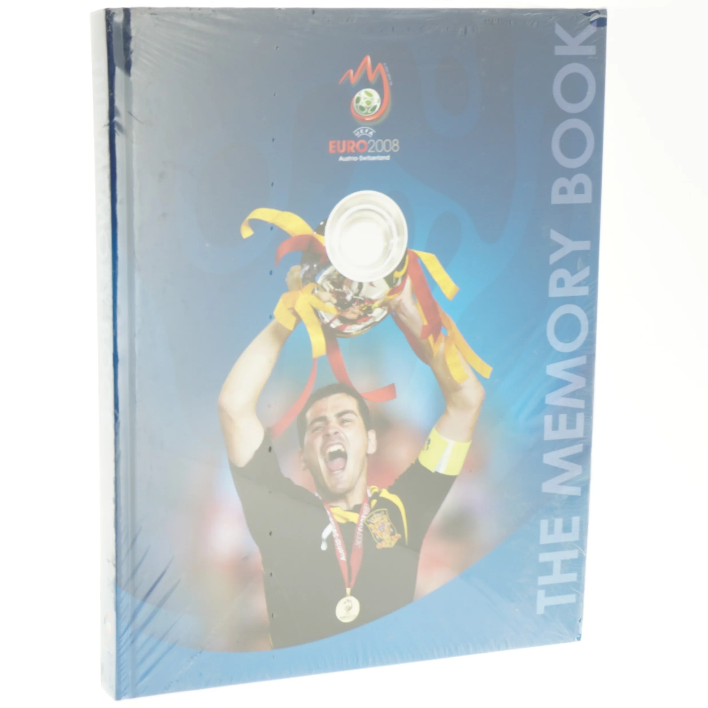 EURO 2008 hukommelsesbog fra Uefa (str. 3 x 25 cm)