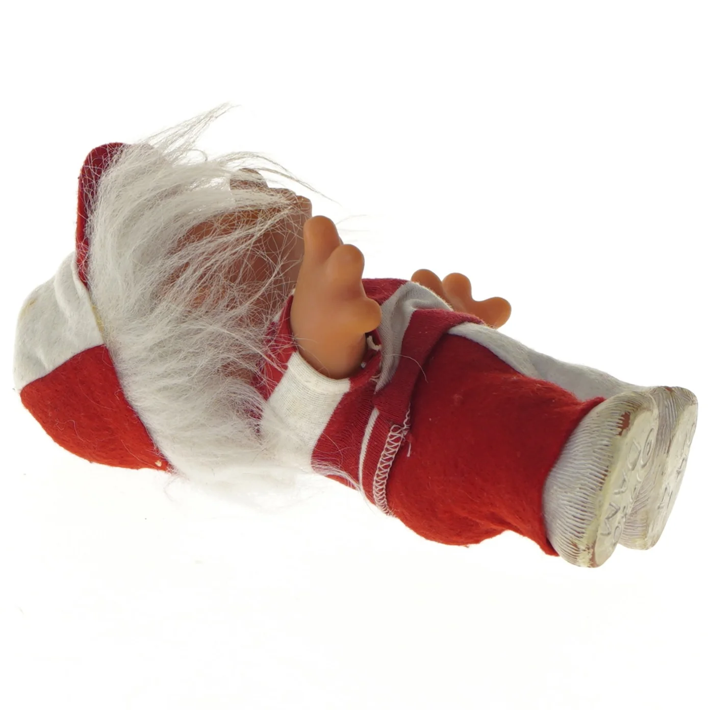 Rød og hvid trold (str. 20 cm)