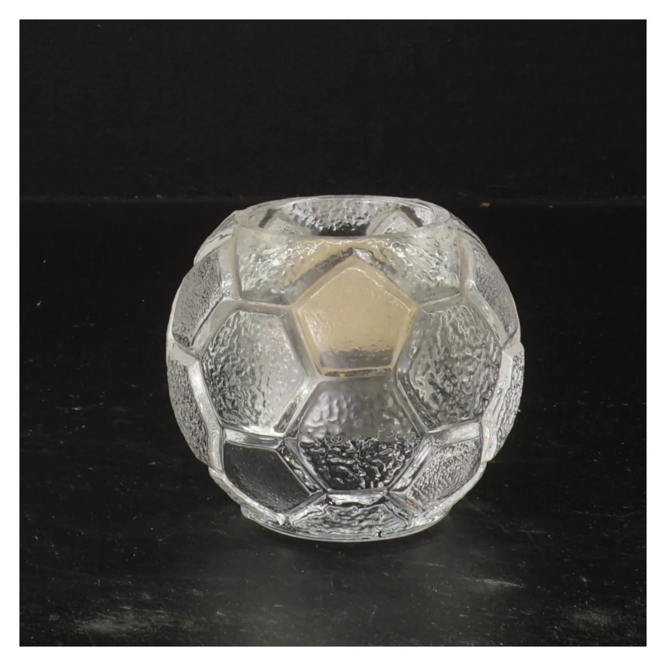 Glass lysestage fra Orrefors fra Orrefors (str. Ø 7,5 cm)