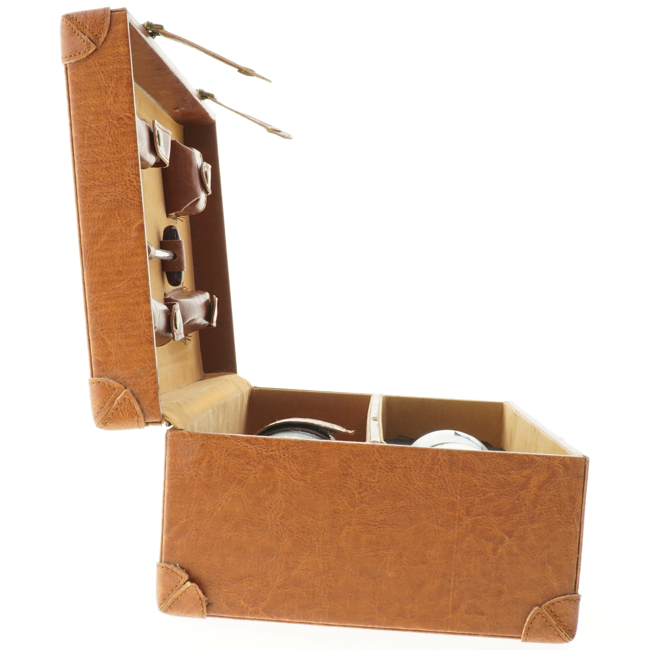 Vinopbevaringskasse med glas og vin fra Terra Tangra (str. 35x21x13 cm)