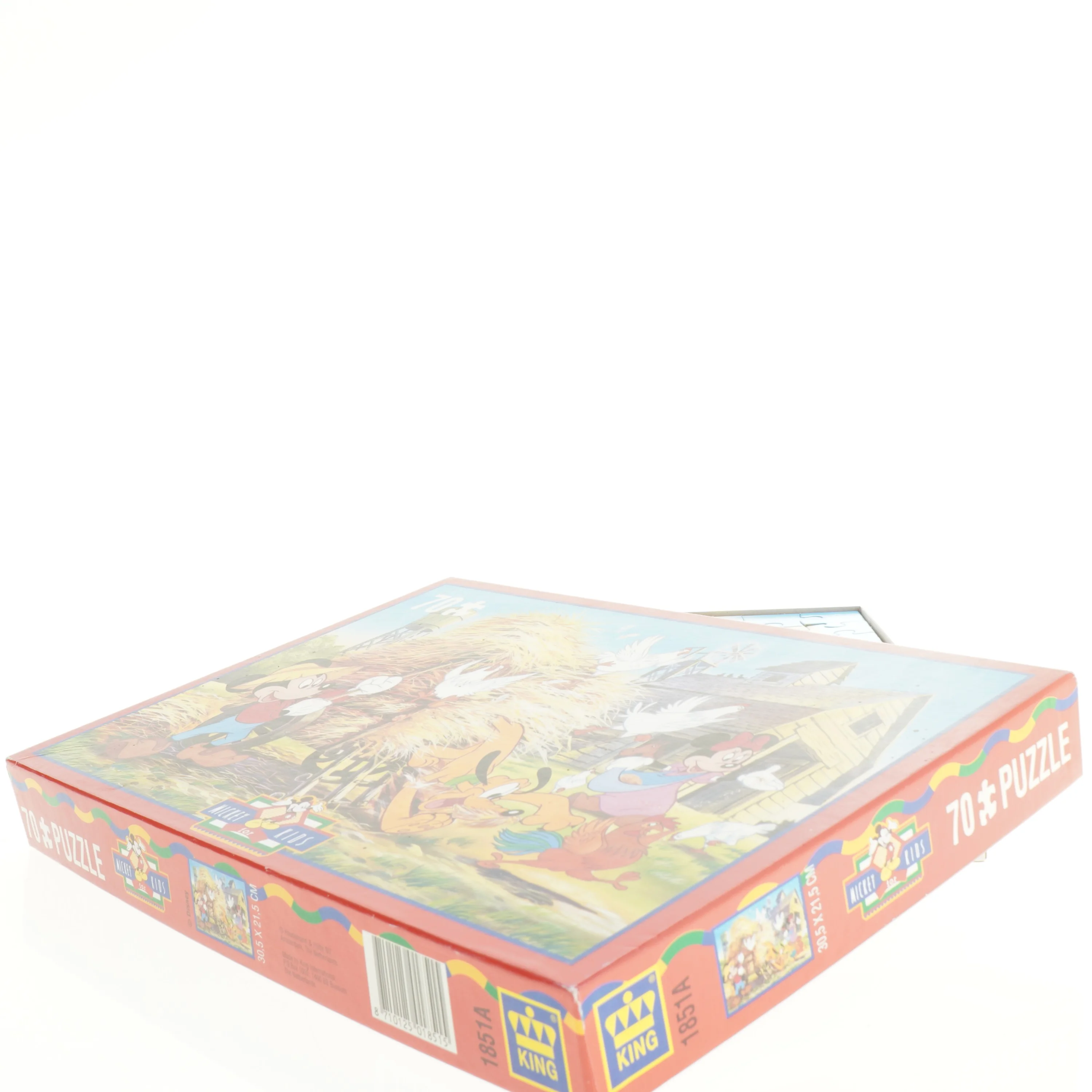 Brugt 70-brikker puslespil med Disney motiver fra Mickey For Kids (str. 23 x 32,5 cm)