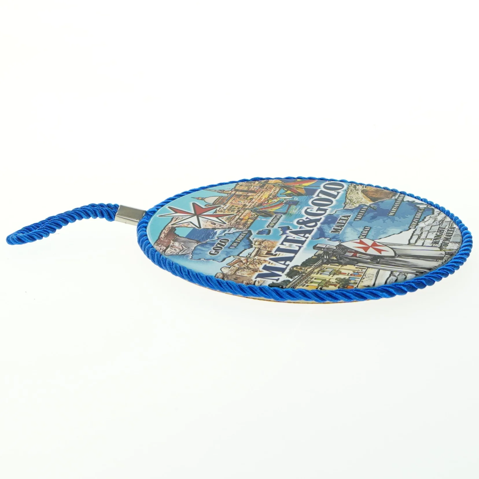 Souvenir med Malta-motiv (str. Ø 17 cm)