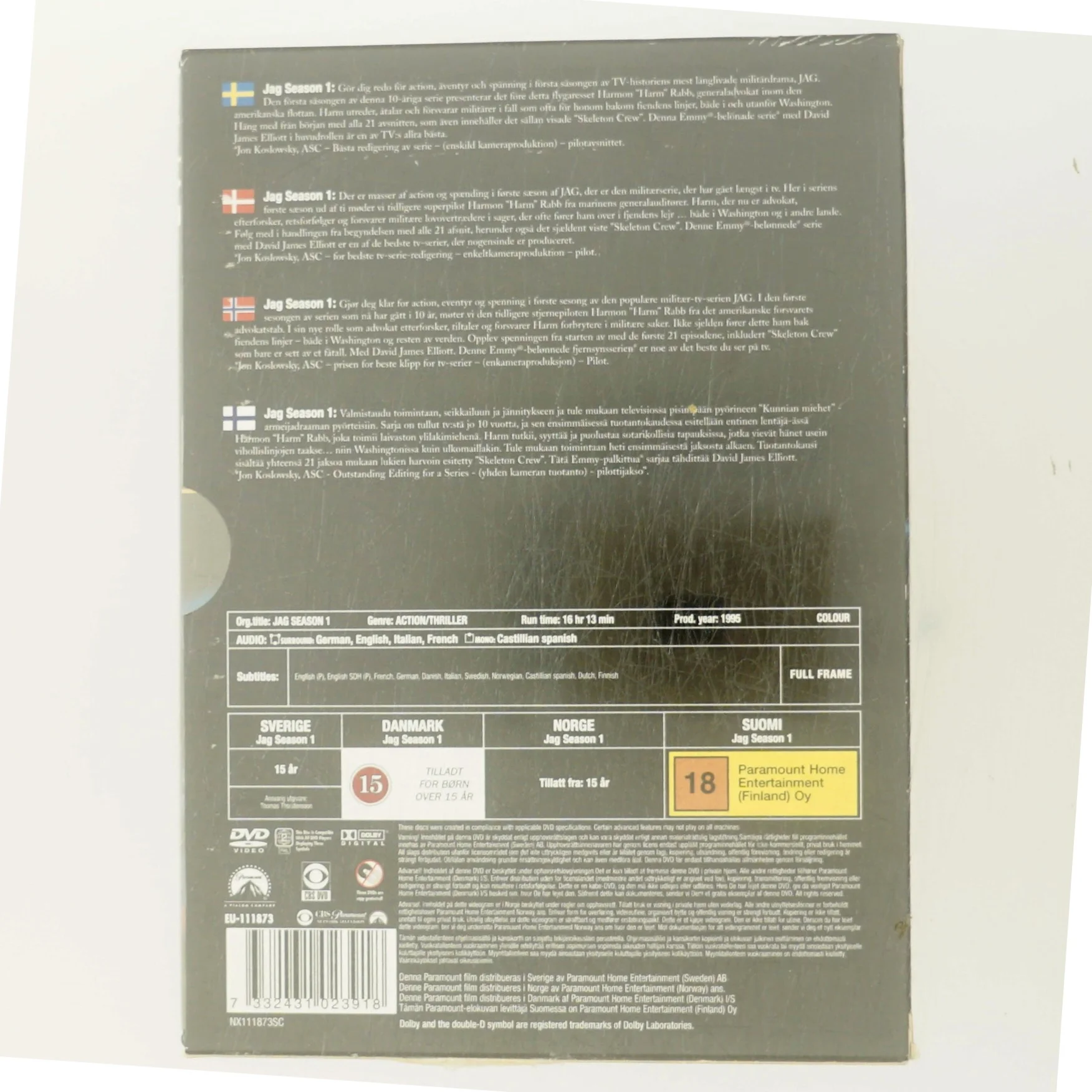 JAG: Judge Advocate General - The Complete First Season med David James Elliott (DVD)