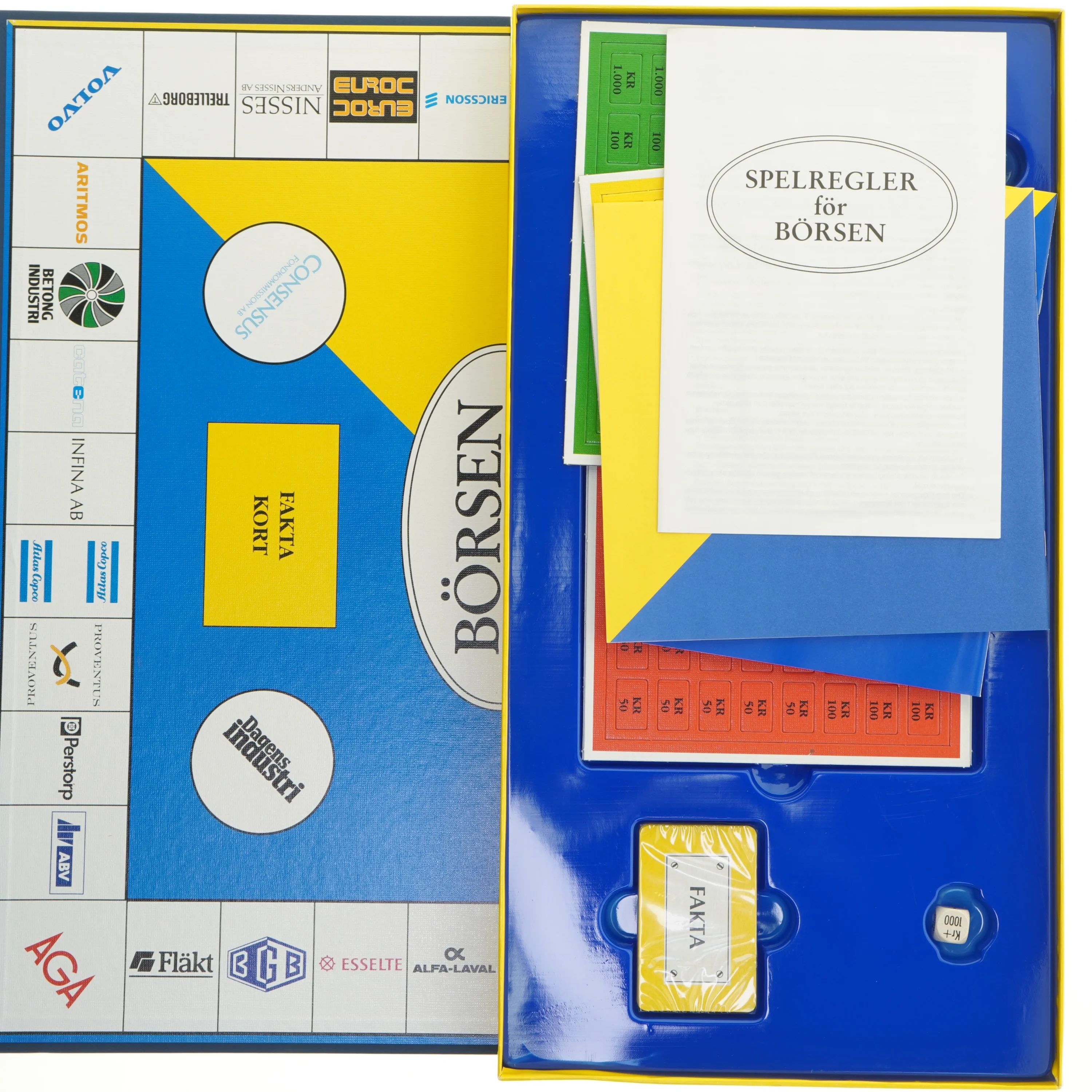 Börsen brætspil fra SMT-Swedish Marketing and Trading (str. 51x27 cm)