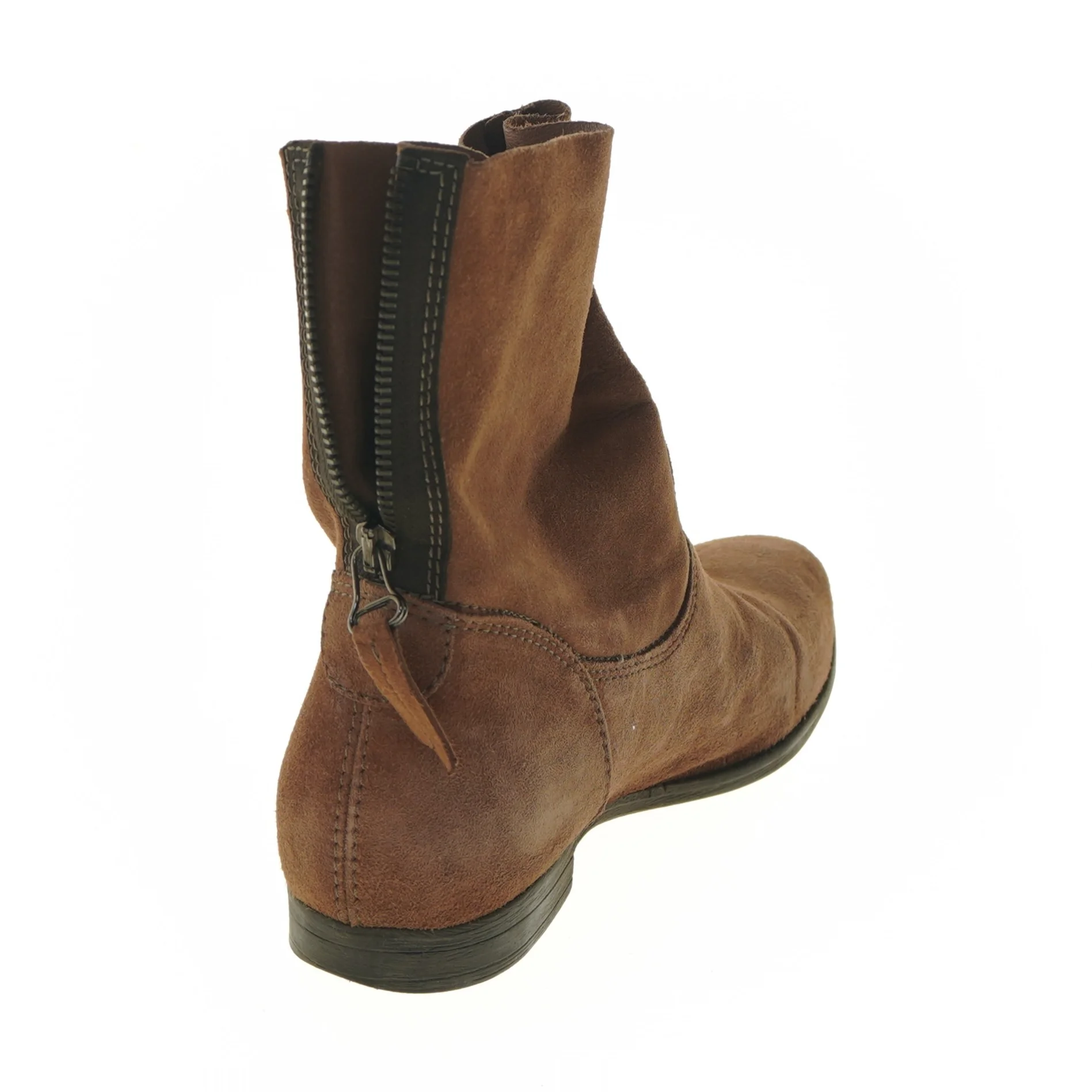 Brune støvler med lynlås fra Tamaris (str. 41 )