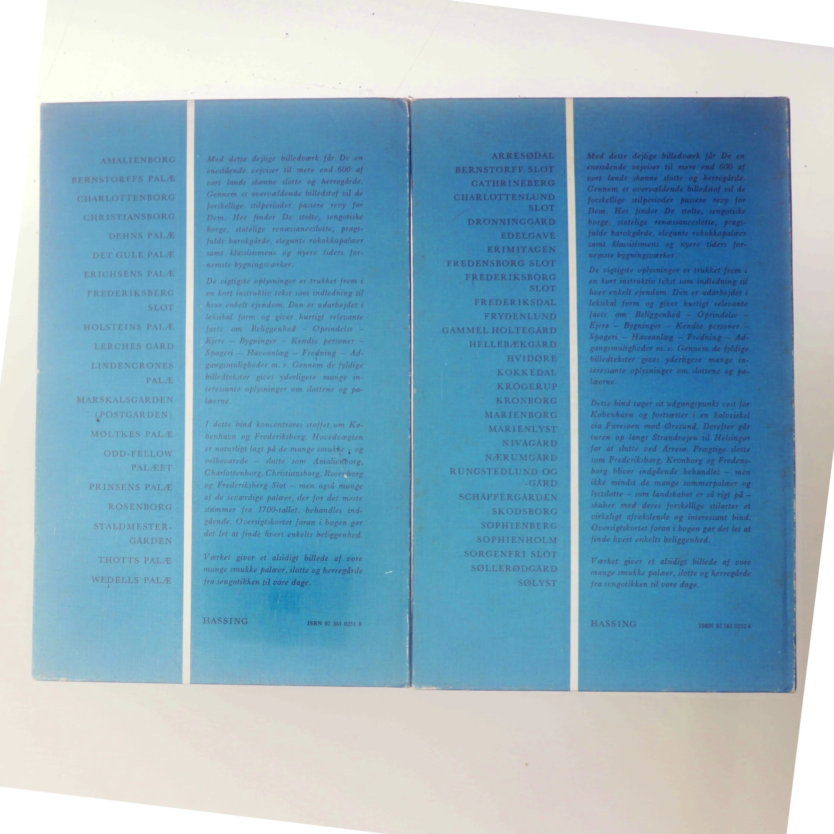 Danske slotte & herregårde i billeder (Bog)