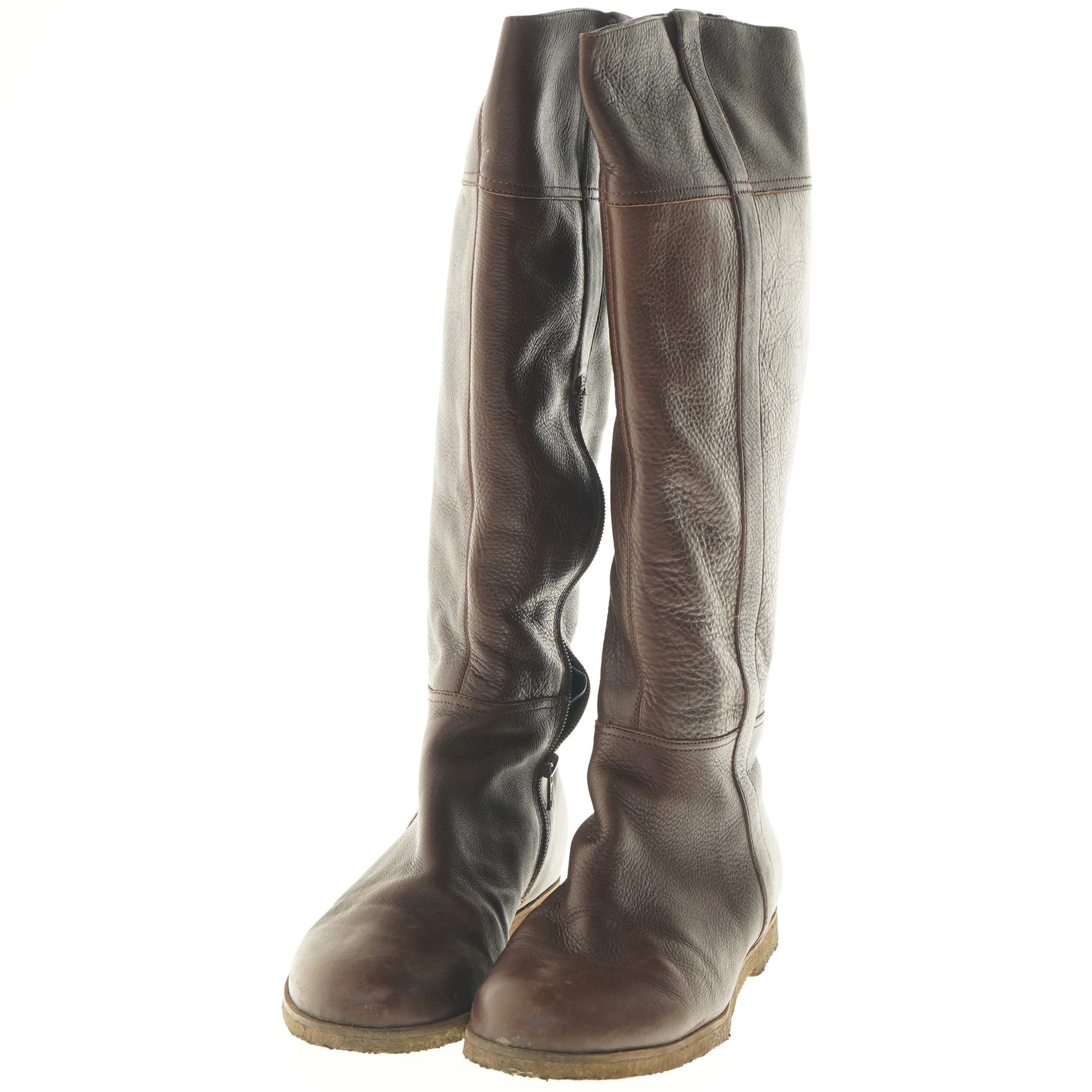 Brune læderstøvler, størrelse 40 fra Ca Shott (str. 40 )