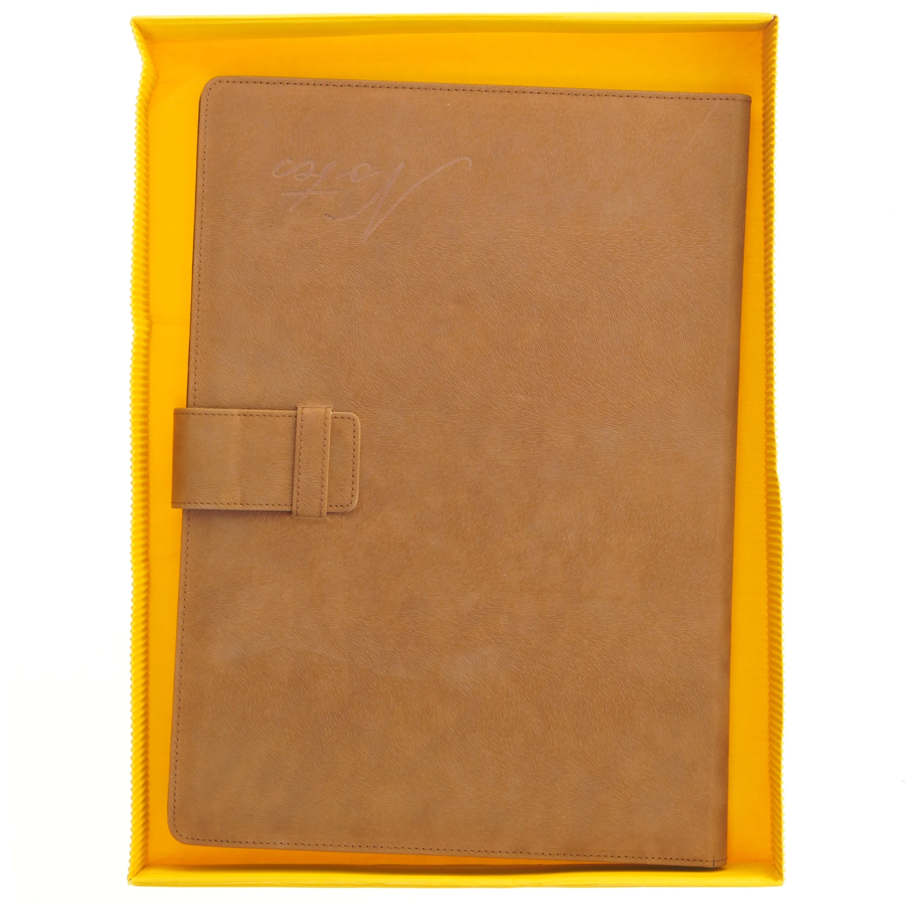 Skind dokumentmappe (str. 35x25,5 cm)