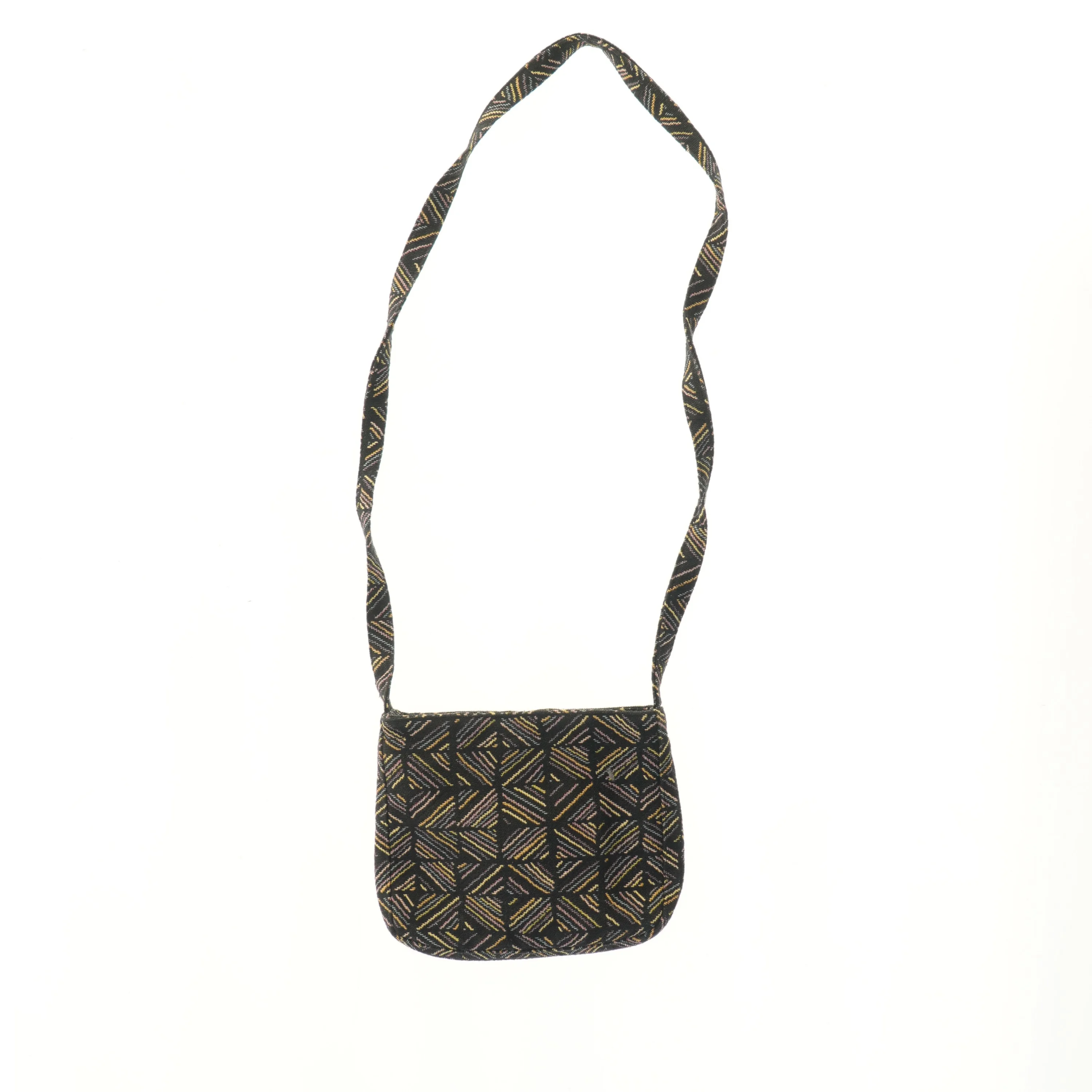 Lille skuldertaske med mønster (str. 17x23 cm)