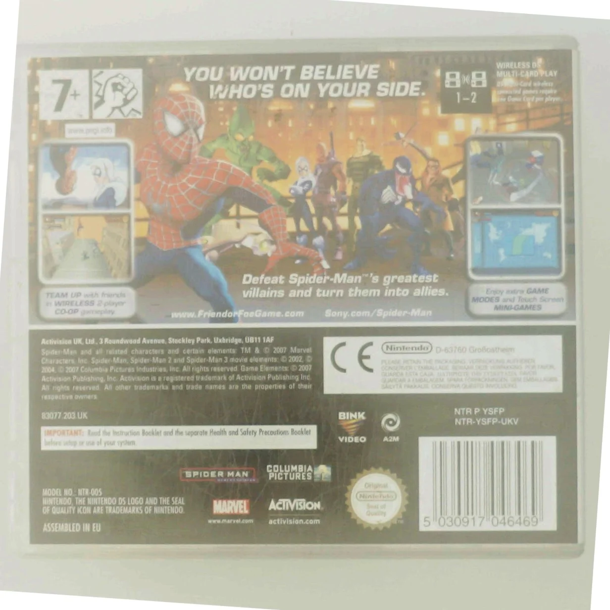 Spider-Man: Friend or Foe. Nintendo DS