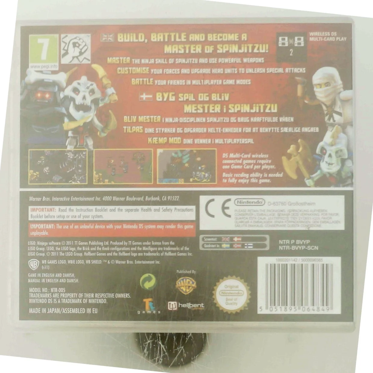 Lego Ninjago The Videogame. Nintendo DS