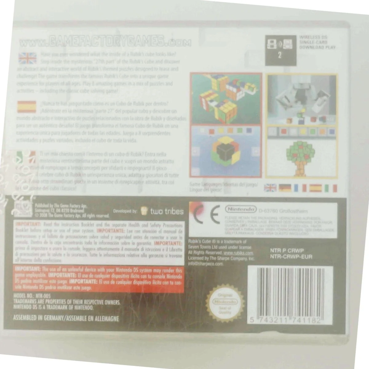Rubik’s Puzzle World. Nintendo DS