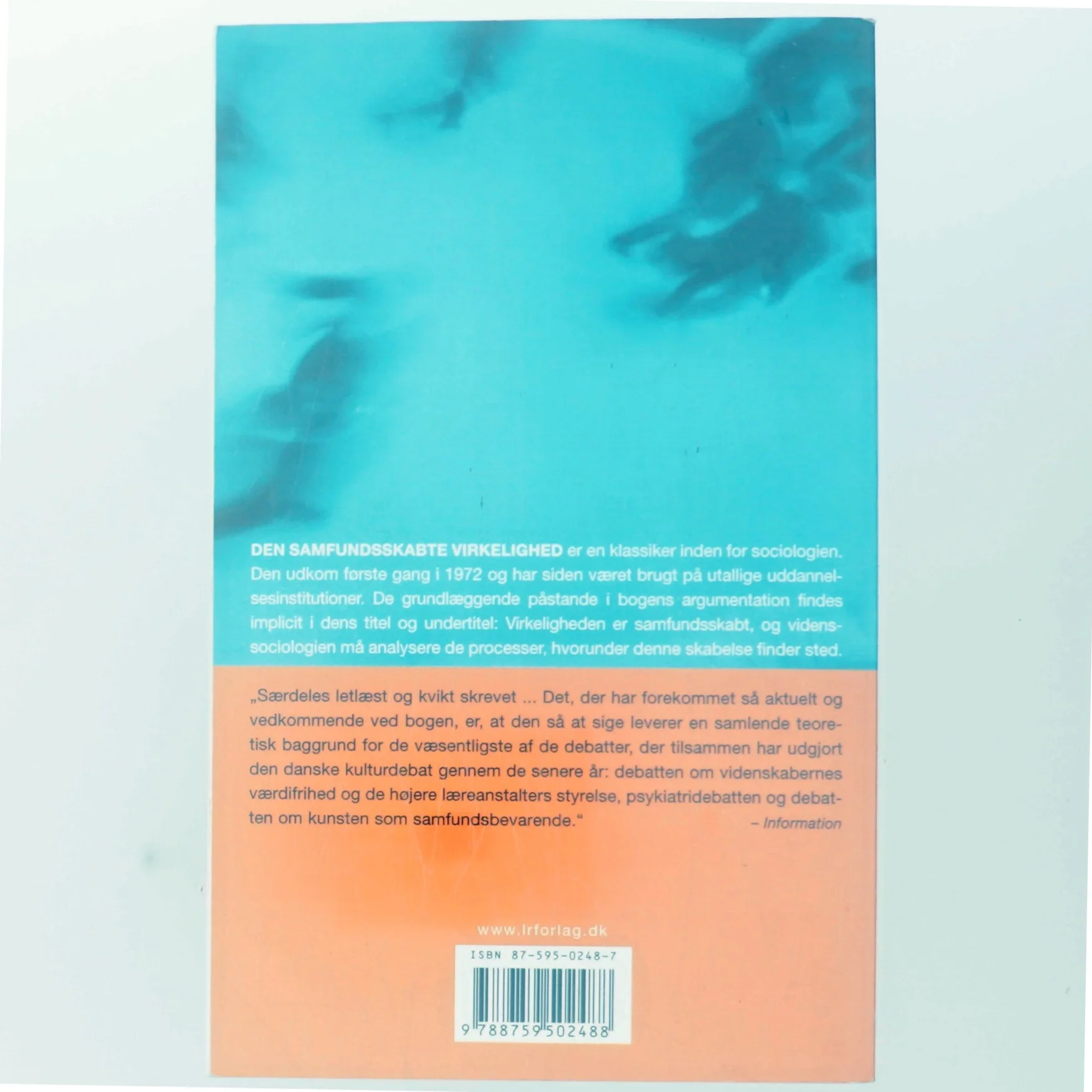 Den samfundsskabte virkelighed : en videnssociologisk afhandling (Bog)