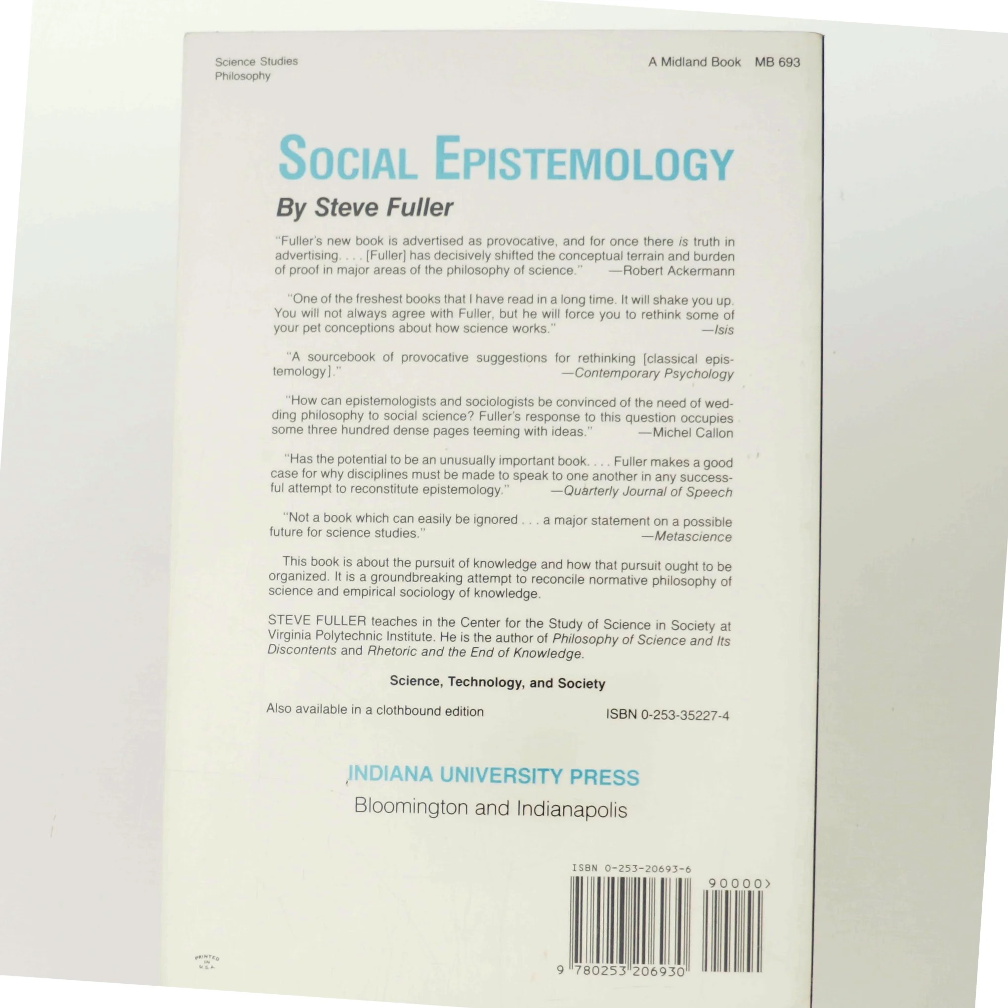 Social epistemology af Steve Fuller (1959) (Bog)