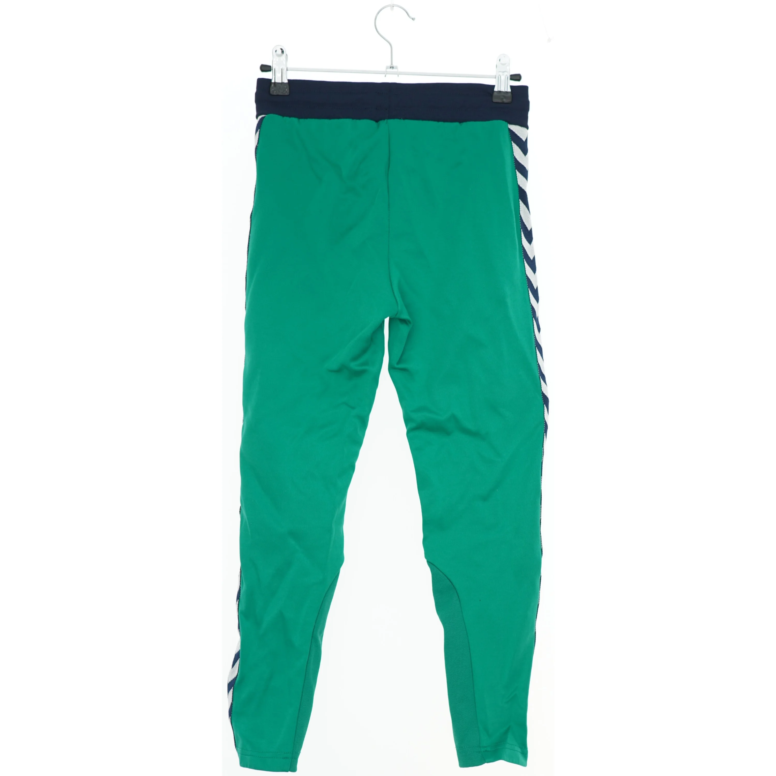 Grønne træningsbukser med blå detaljer fra Hummel (str. 140)