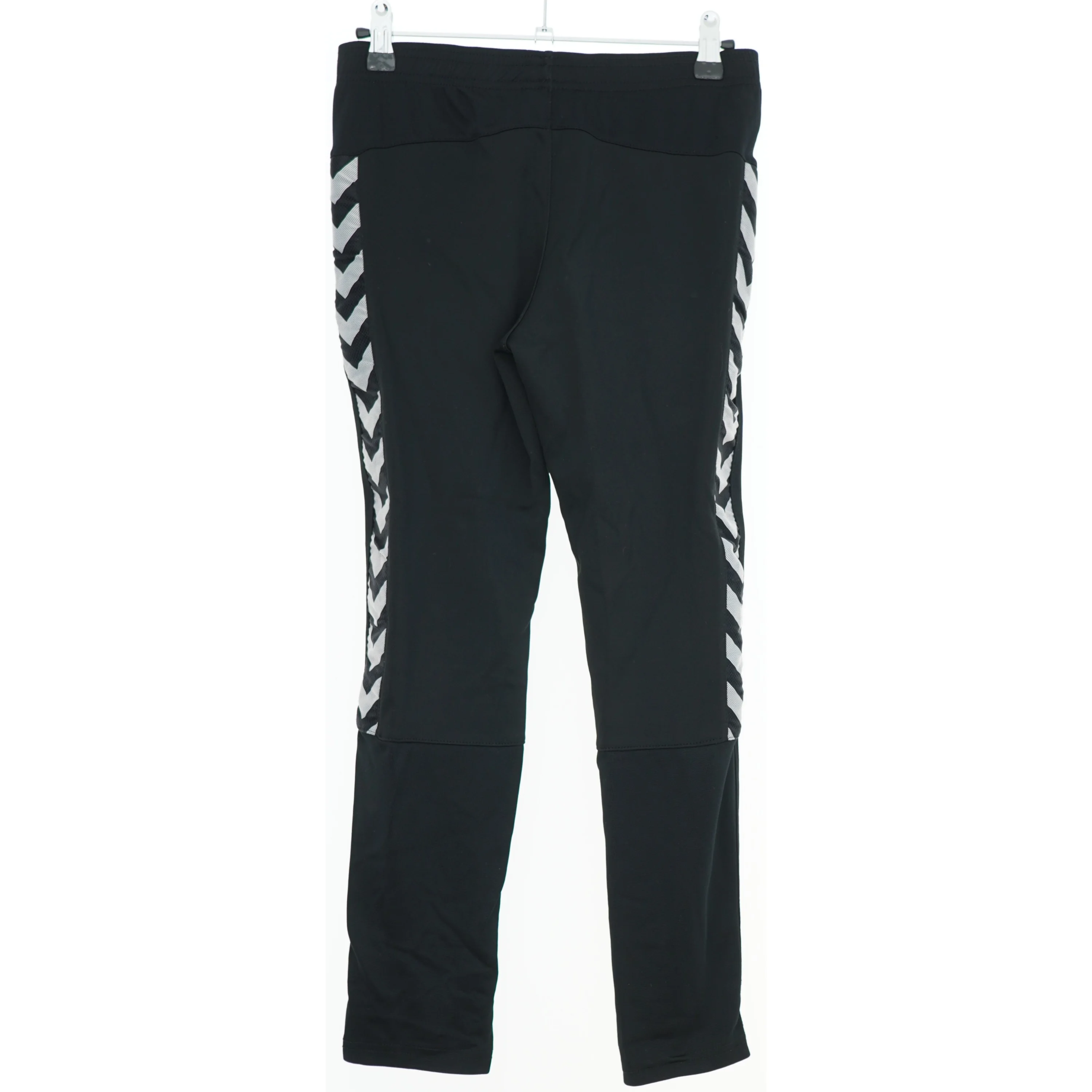 Sort træningsbukser med striber fra Hummel (str. 152)