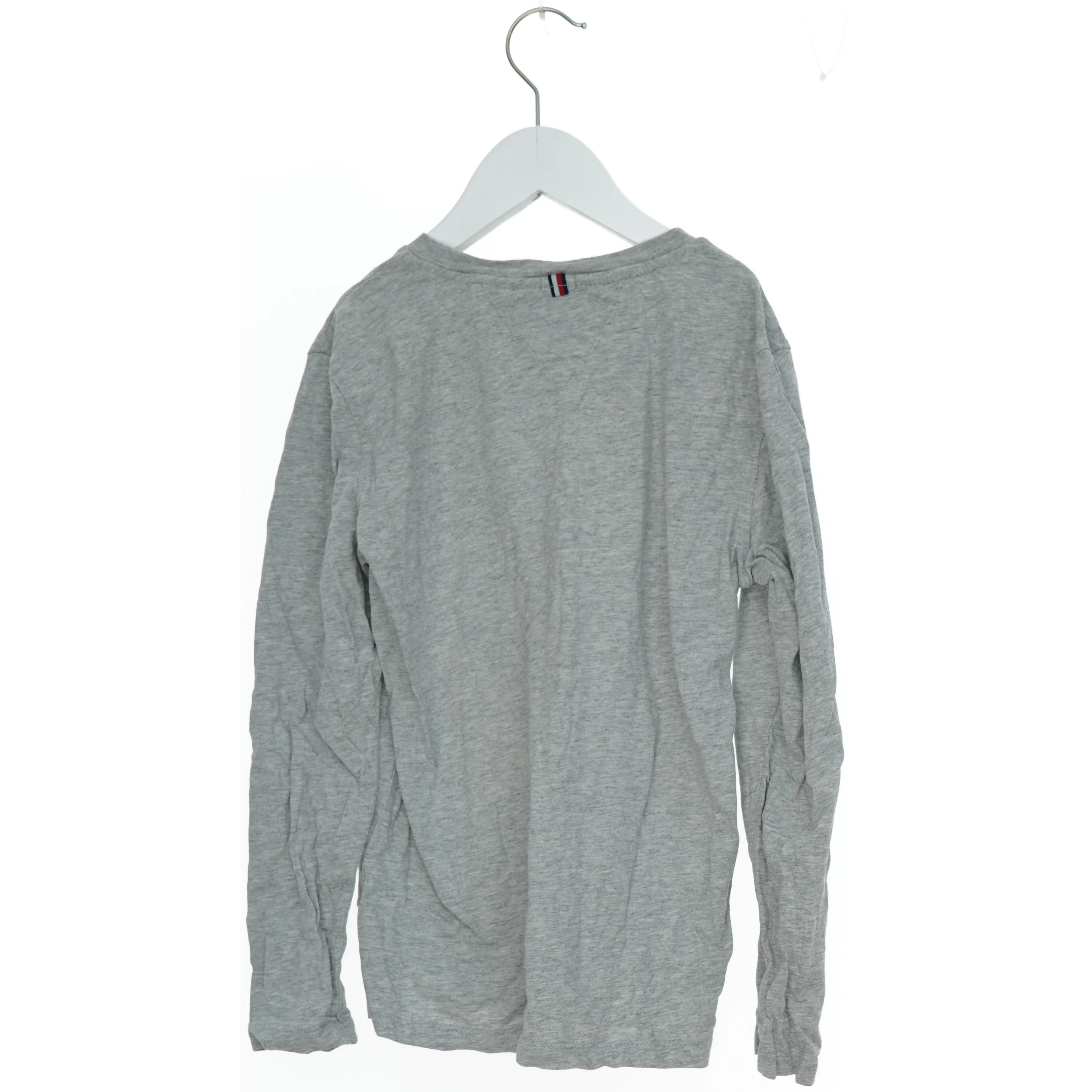 Langærmet grå T-shirt fra Tommy Hilfiger (str. 140)