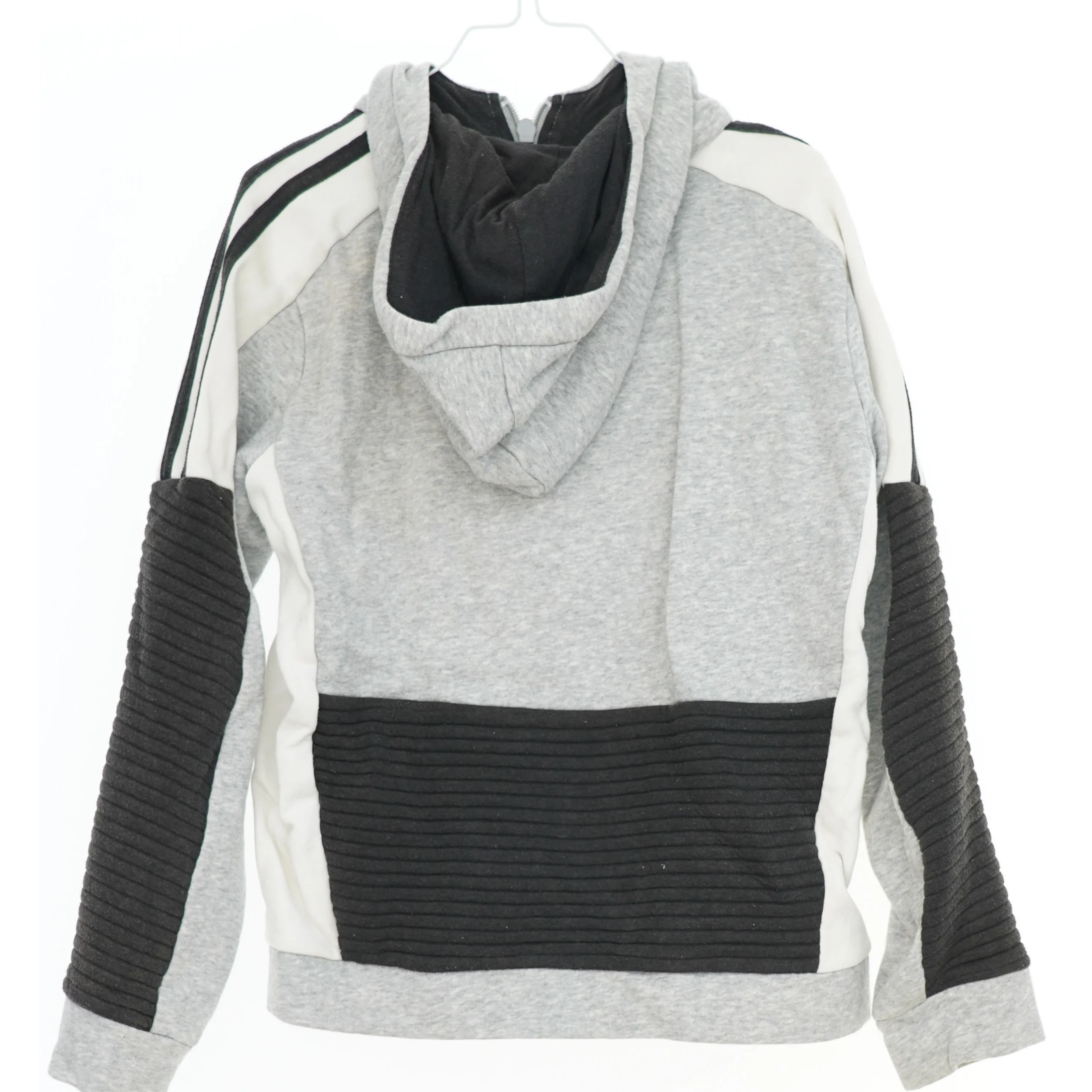 Hættetrøje med lynlås og logo fra Adidas (str. 140)