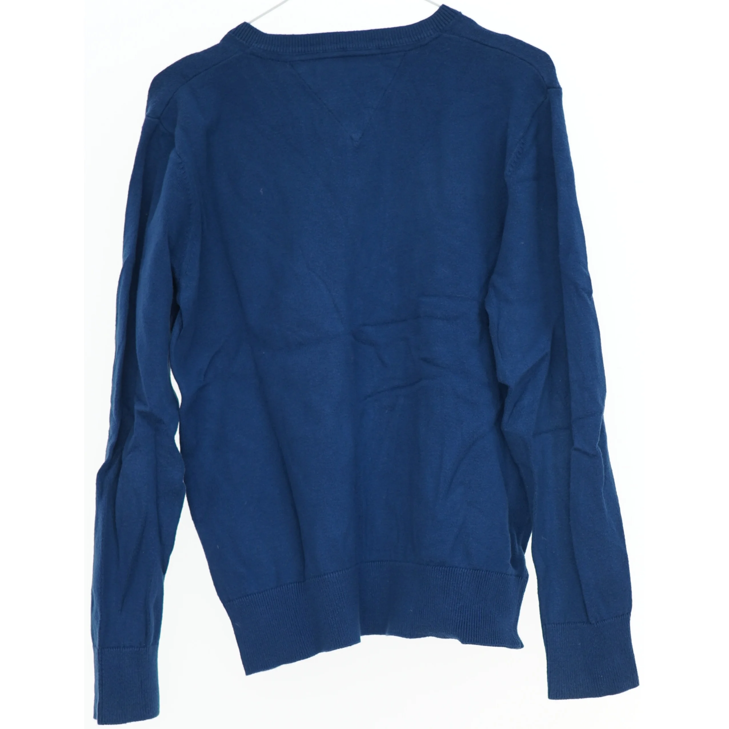 Marineblå v-hals sweatshirt fra Tommy Hilfiger (str. 140)