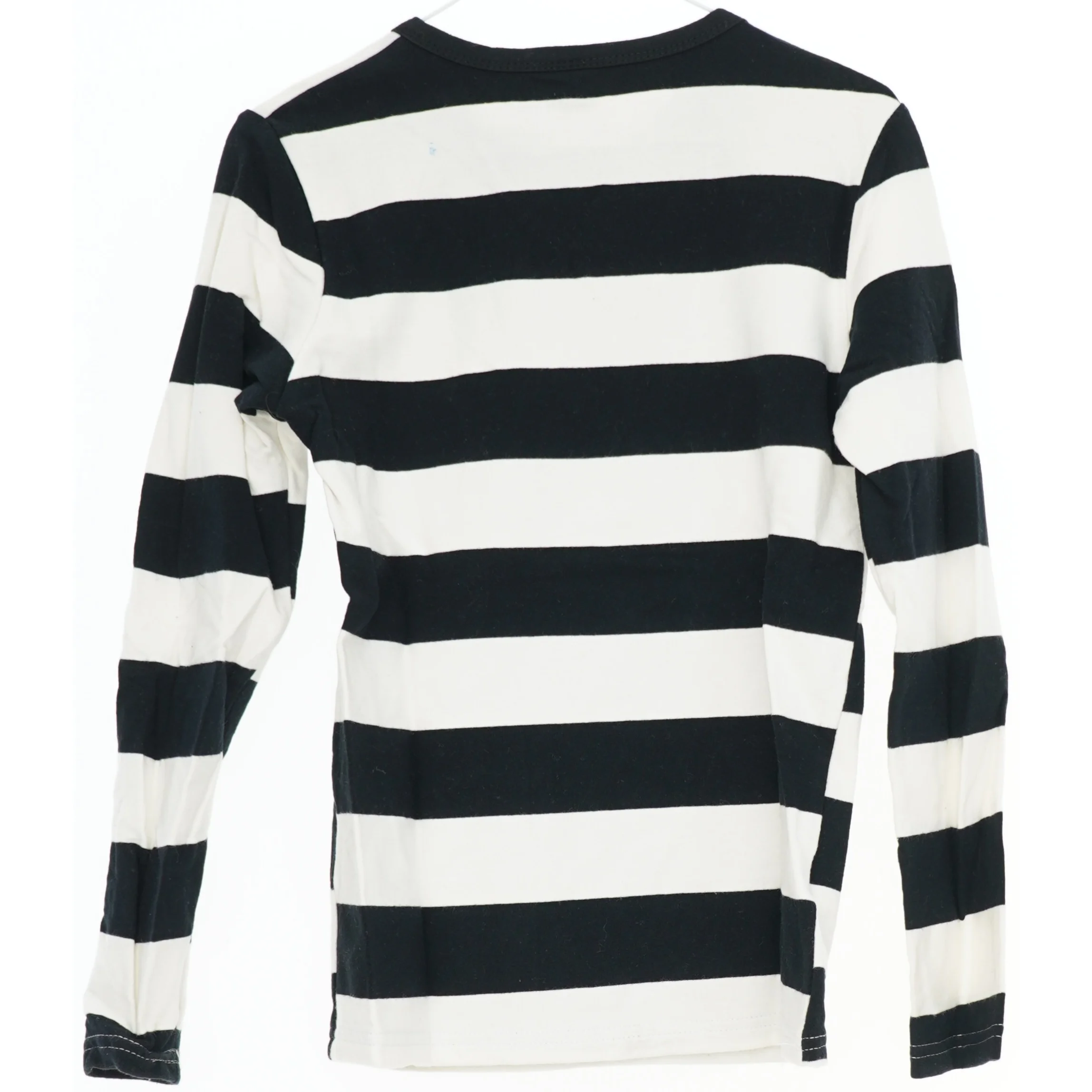 Langærmet stribet bluse (str.  130 cm)