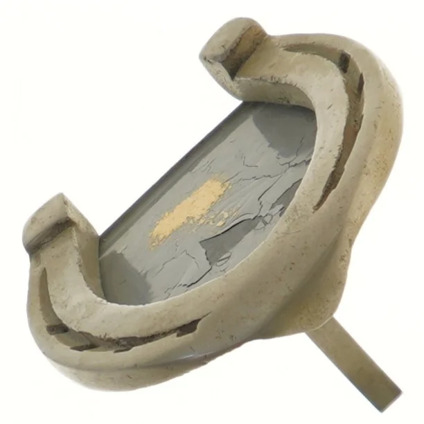 Dekorativ hestesko med stativ (str. 15 cm)