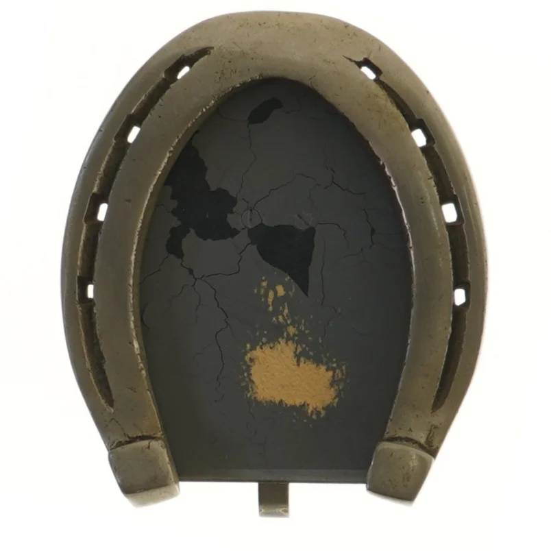 Dekorativ hestesko med stativ (str. 15 cm)