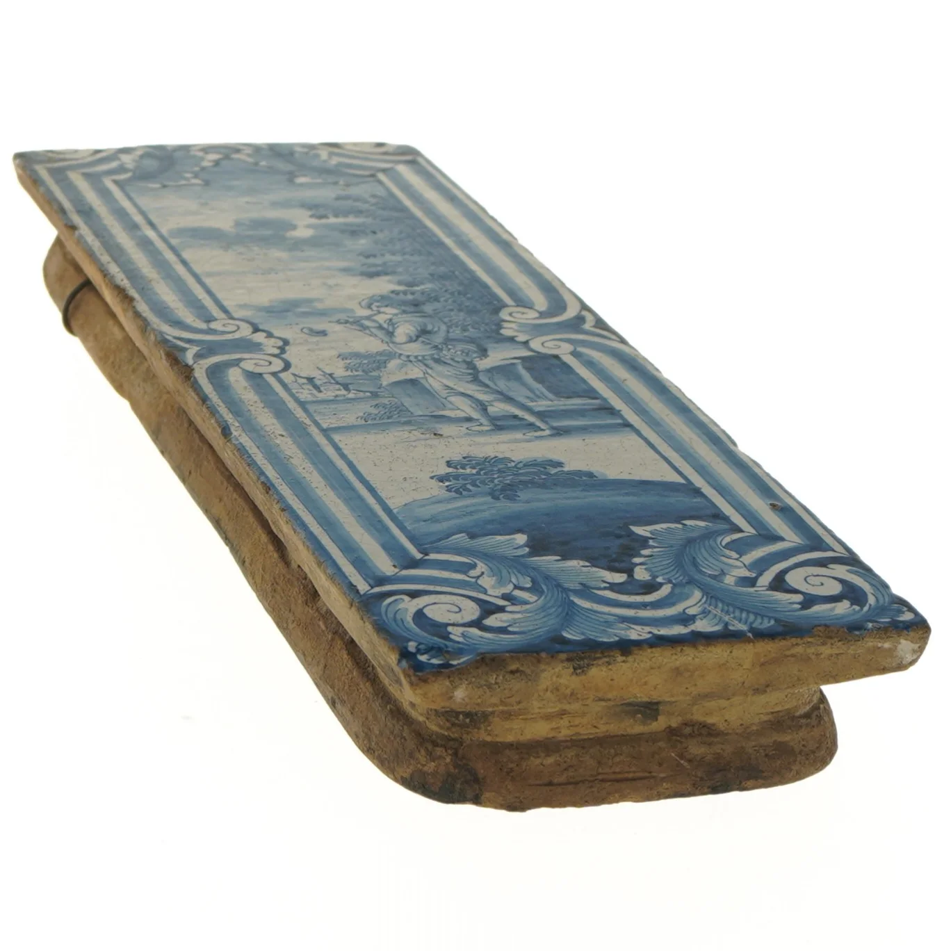 Antik dekorative keramiske fliser (str. 14x34 cm)