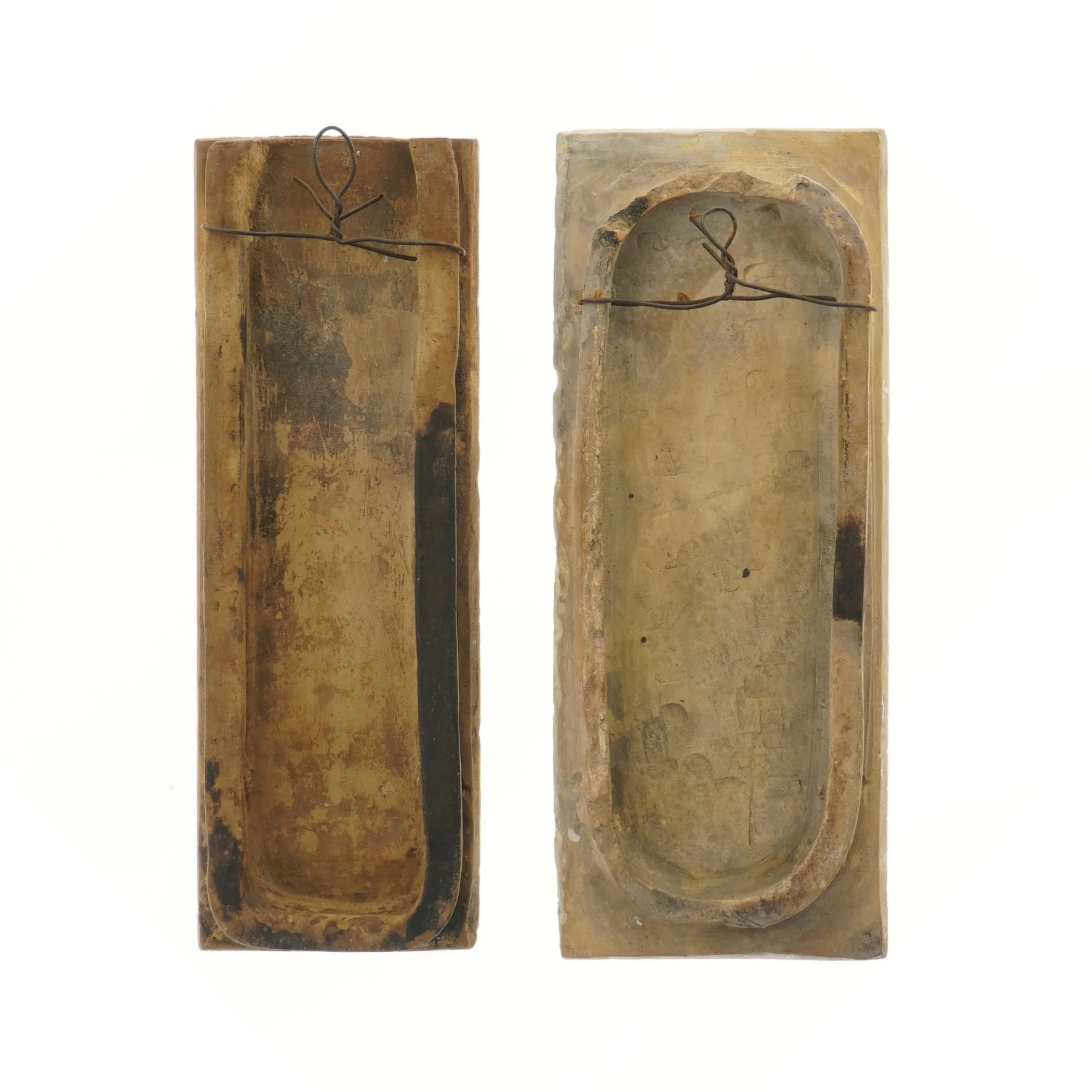 Antik dekorative keramiske fliser (str. 14x34 cm)