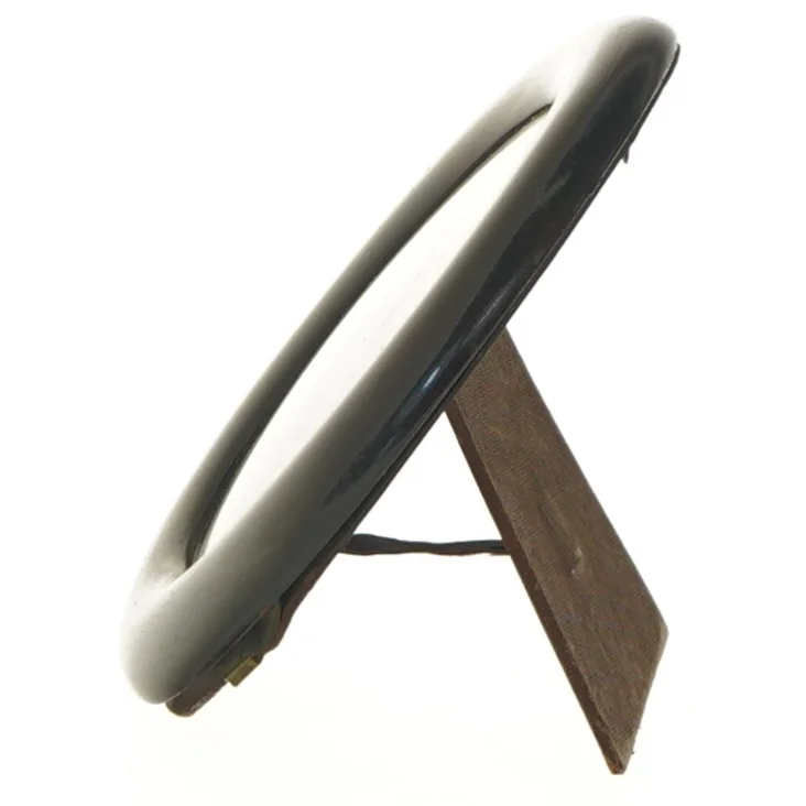 Rund billedramme med englemotiv (str. Ø 14 cm)