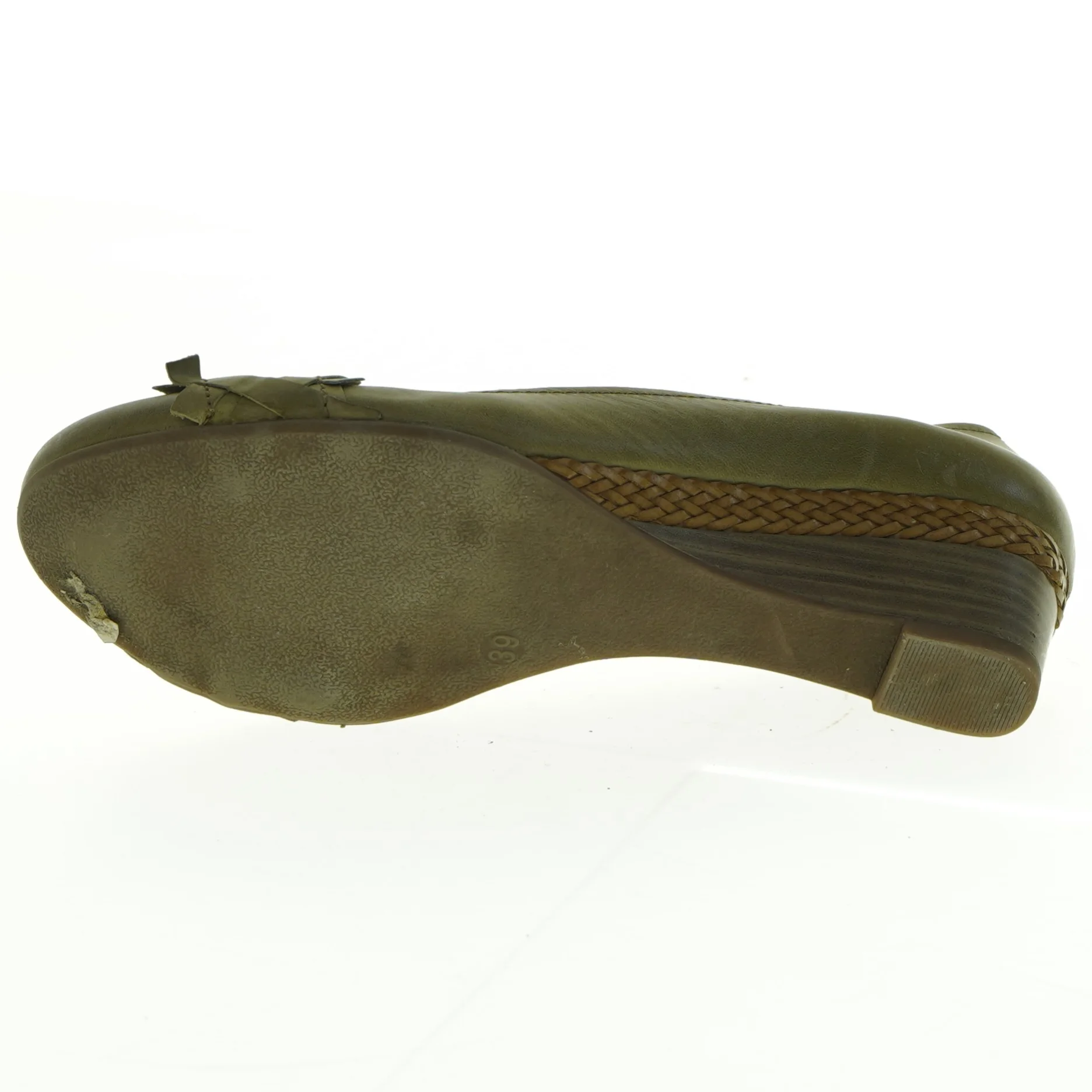 Grønne pumps fra Marco Tozzi (str. 39)