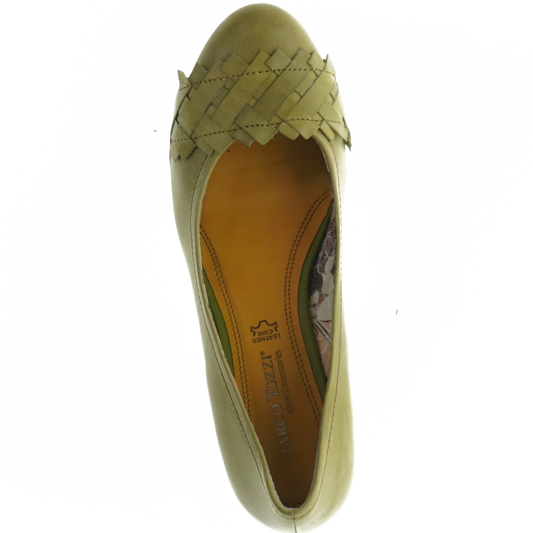 Grønne pumps fra Marco Tozzi (str. 39)