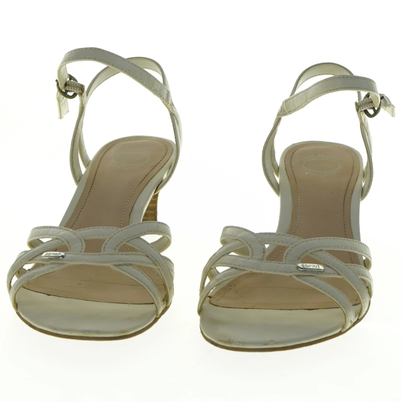 Sølvfarvede sandaler fra Marco Tozzi (str. Niogtredve)