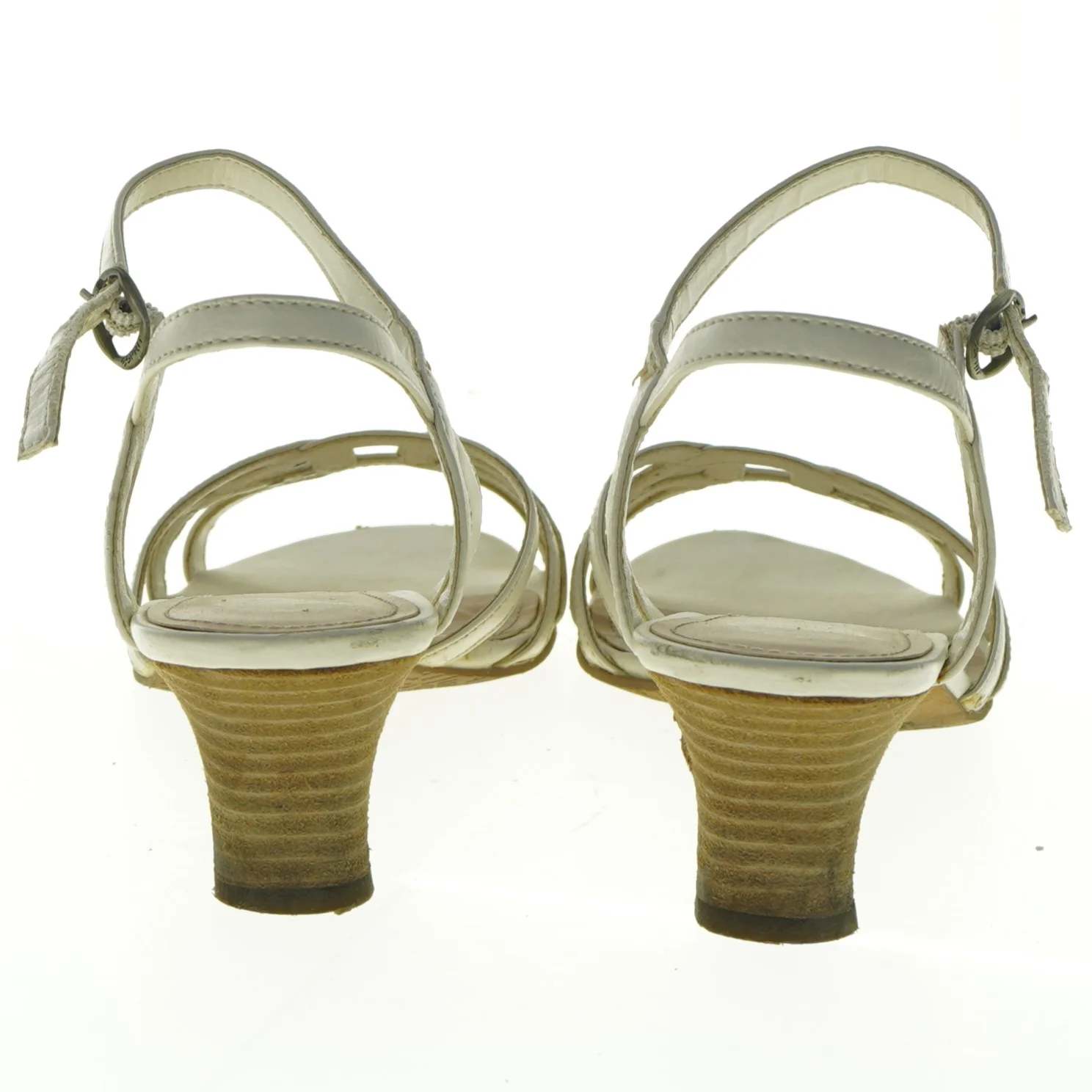 Sølvfarvede sandaler fra Marco Tozzi (str. Niogtredve)