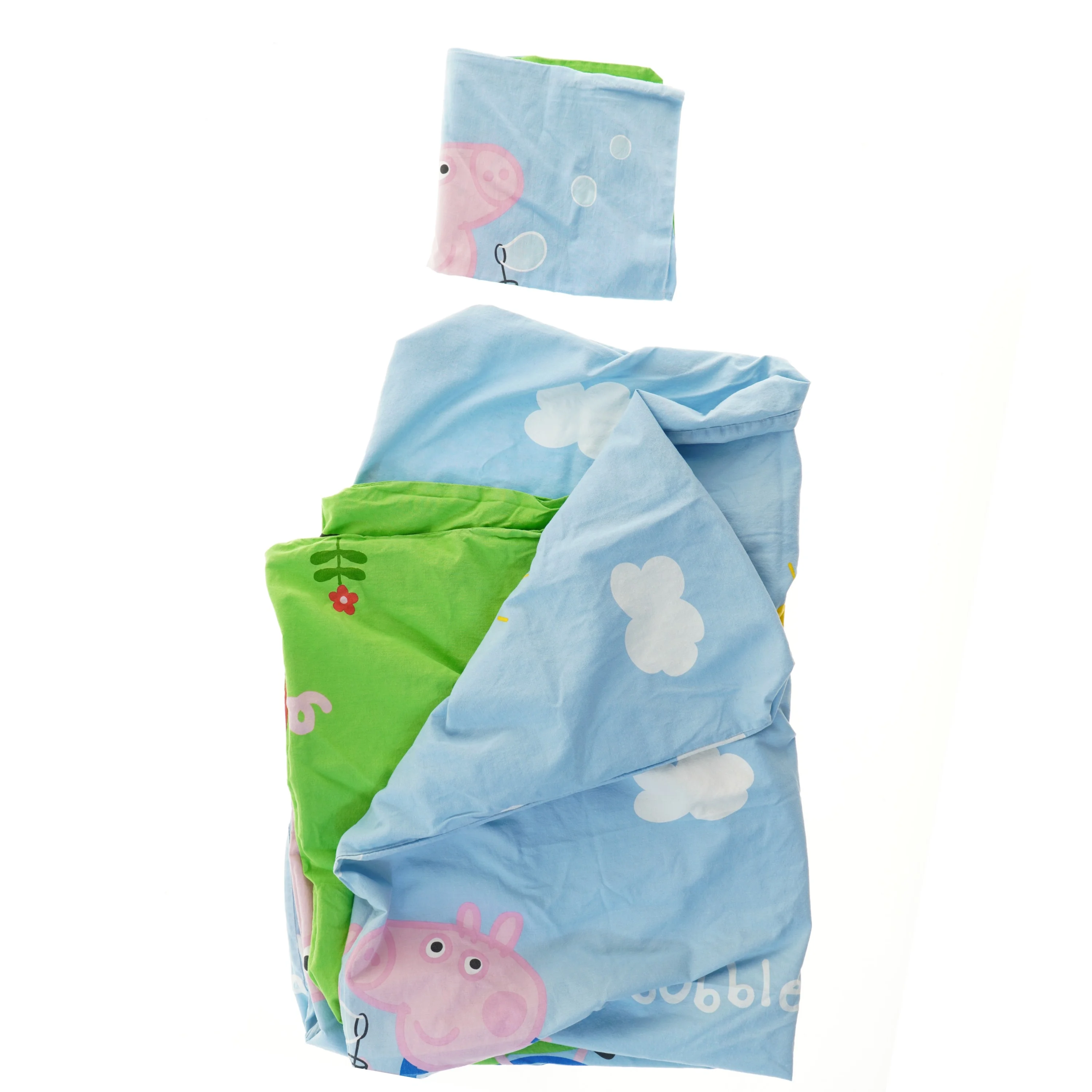 Børnesengetøj med Peppa Pig motiv fra Peppa Pig (str. 90x128 & 44x40 cm)