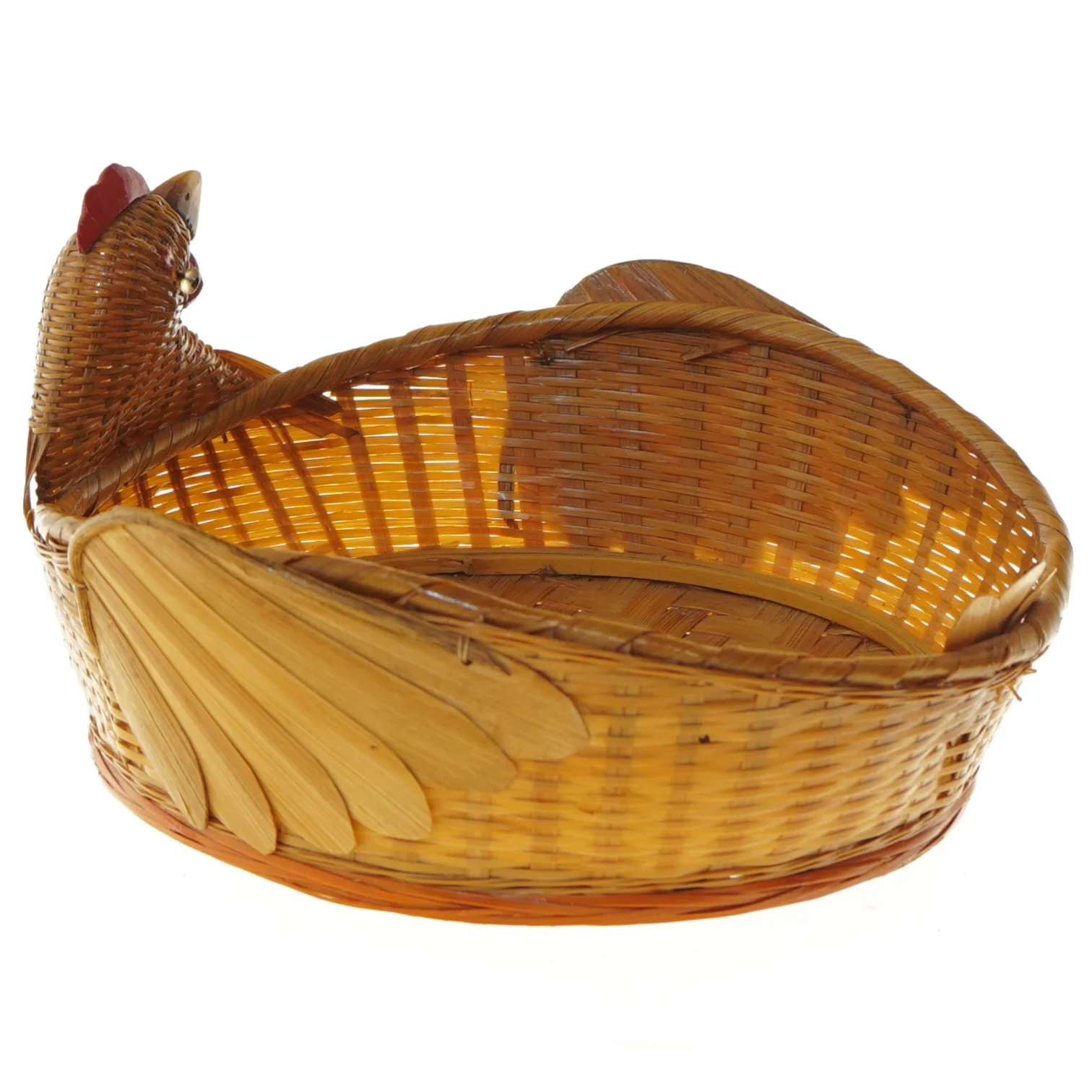 Kyllingeformet kurv (str. Ø 22 cm)