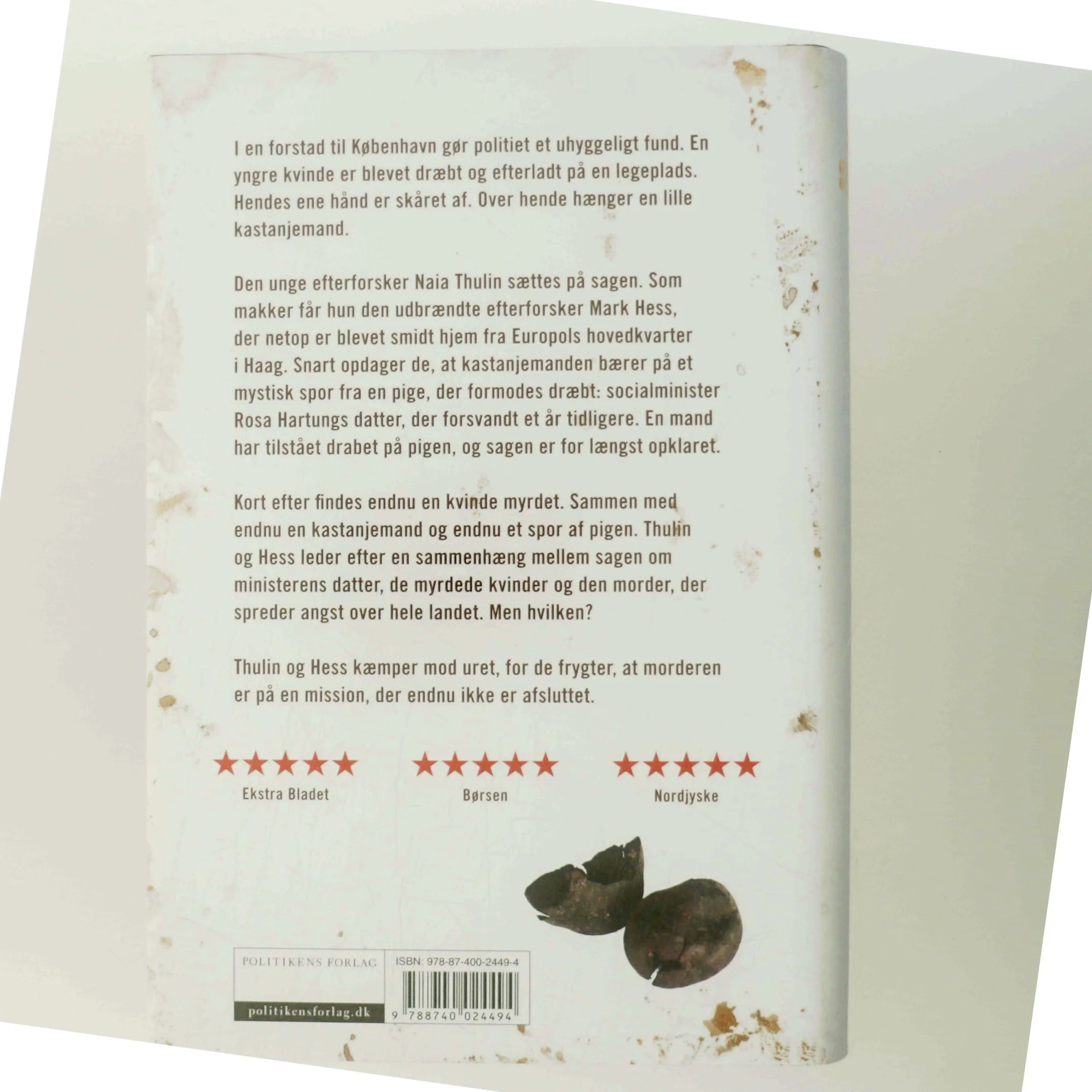 Kastanjemanden af Søren Sveistrup (Bog)