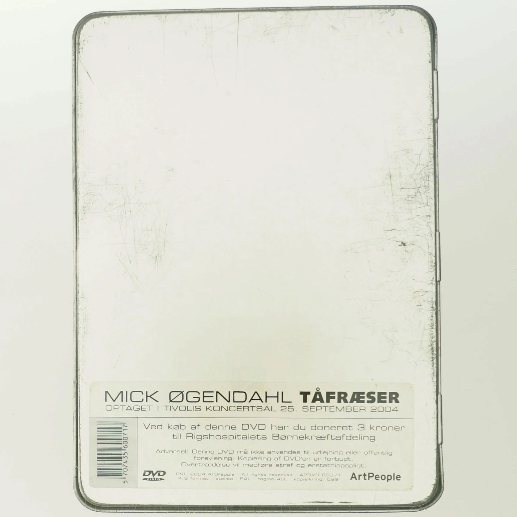 Tåfræser Mick Ø - Lim. Ed. Tinbox med Mick Øgendahl (DVD)