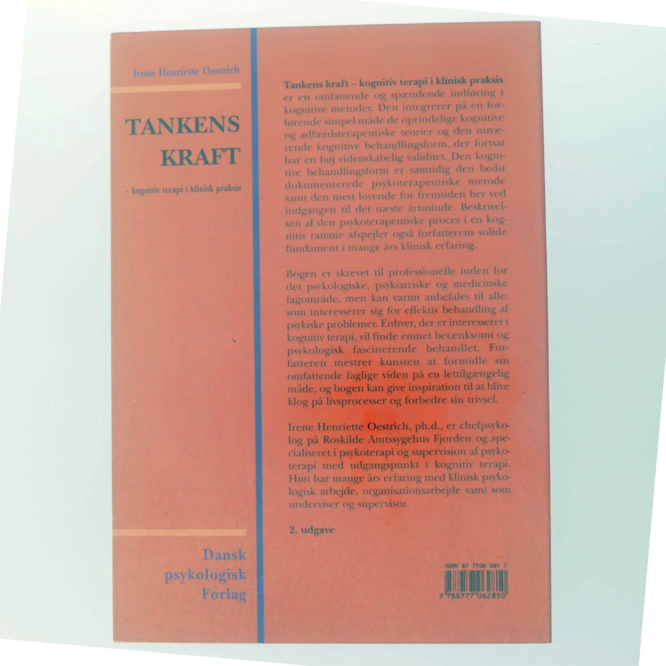 Tankens kraft : kognitiv terapi i klinisk praksis af Irene Henriette Oestrich (Bog)