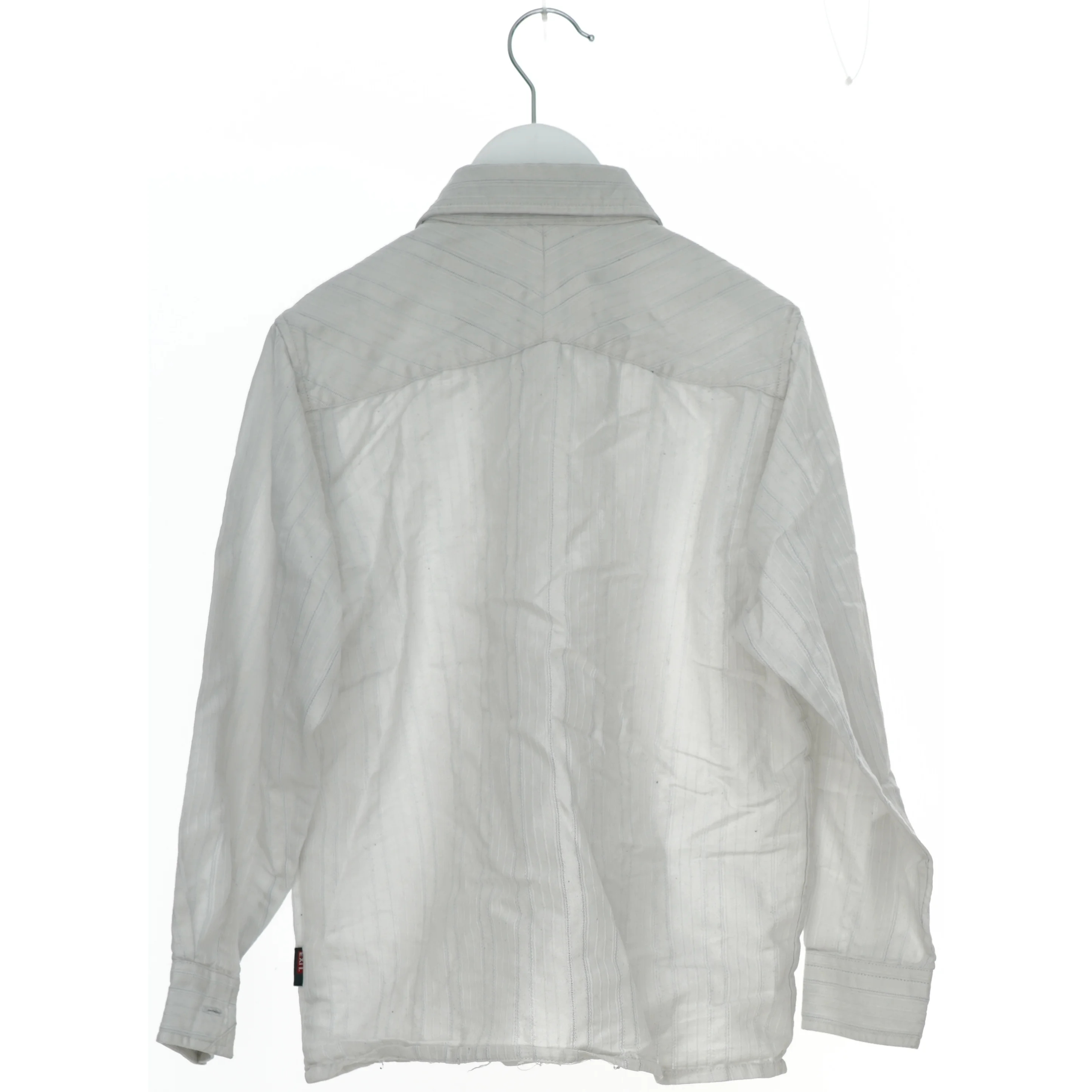 Hvid skjorte med lange ærmer fra Exit (str. 128)