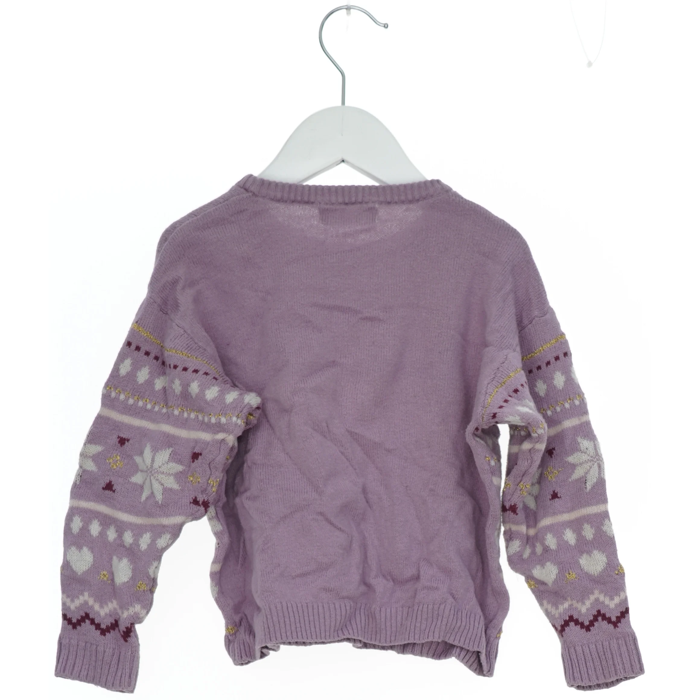 Strikket sweater med mønster fra H&M (str. 104)