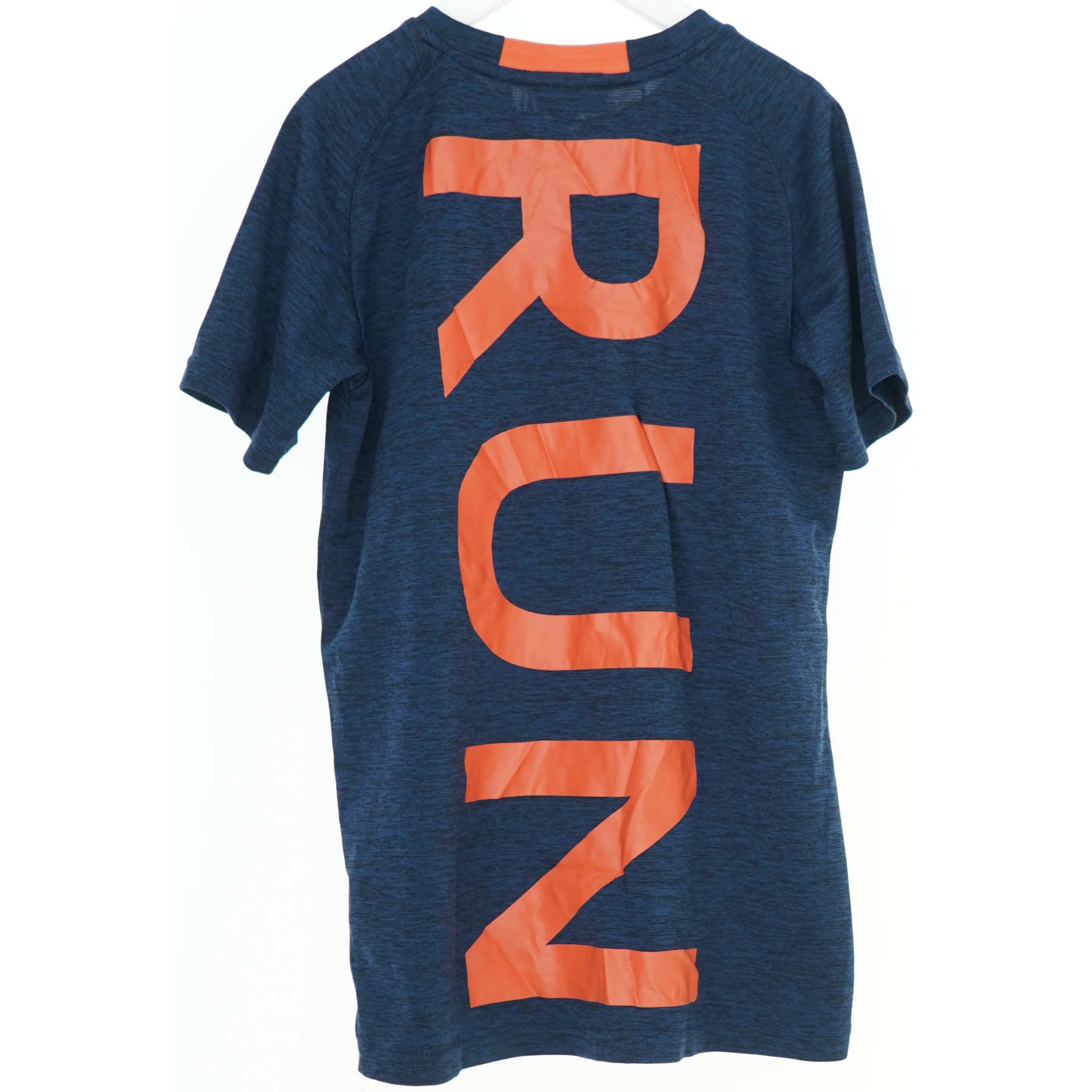 Blå T-Shirt med RUN print fra Pomp de Lux (str. 152)