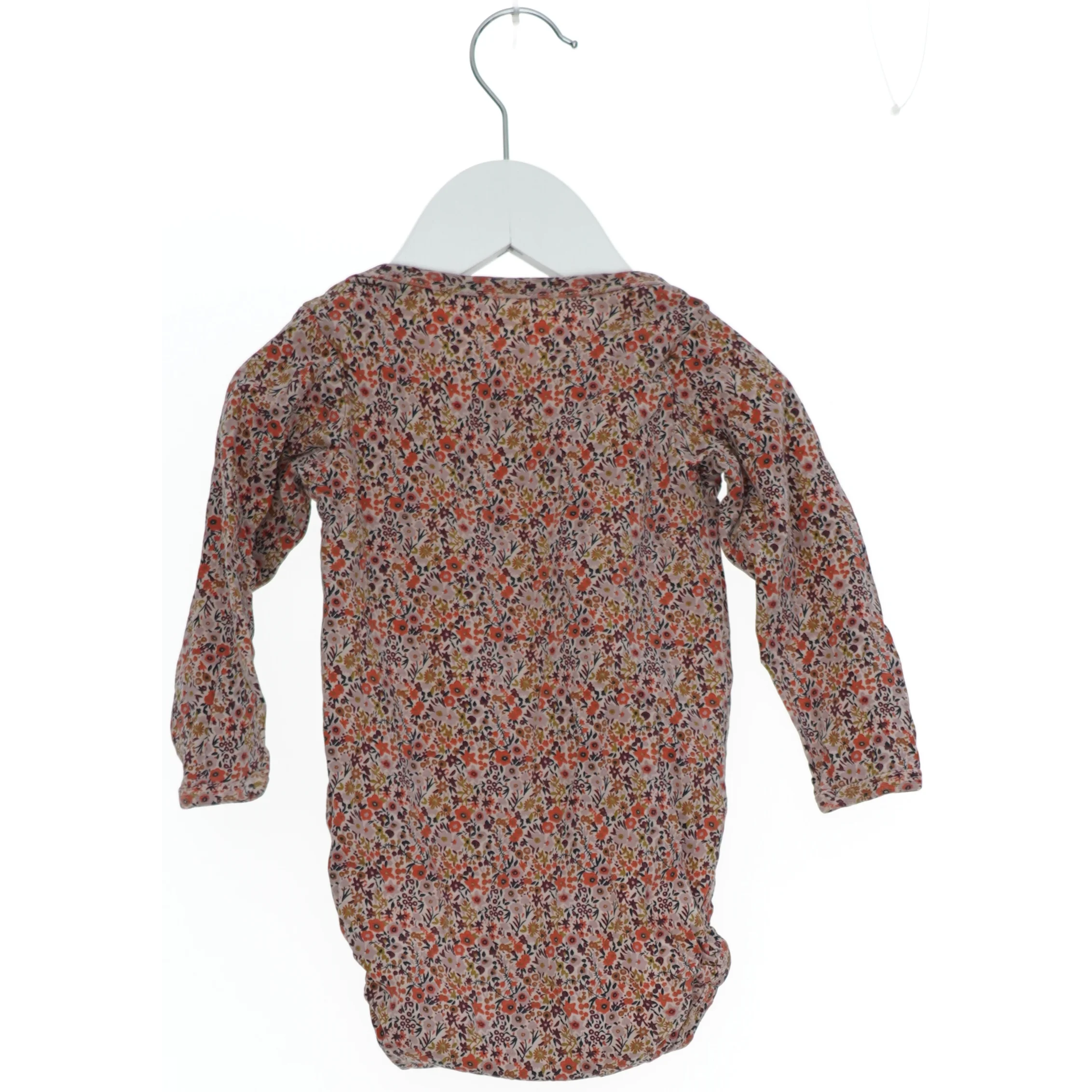 Blomstret langærmet bodystocking fra VRS (str. 80)